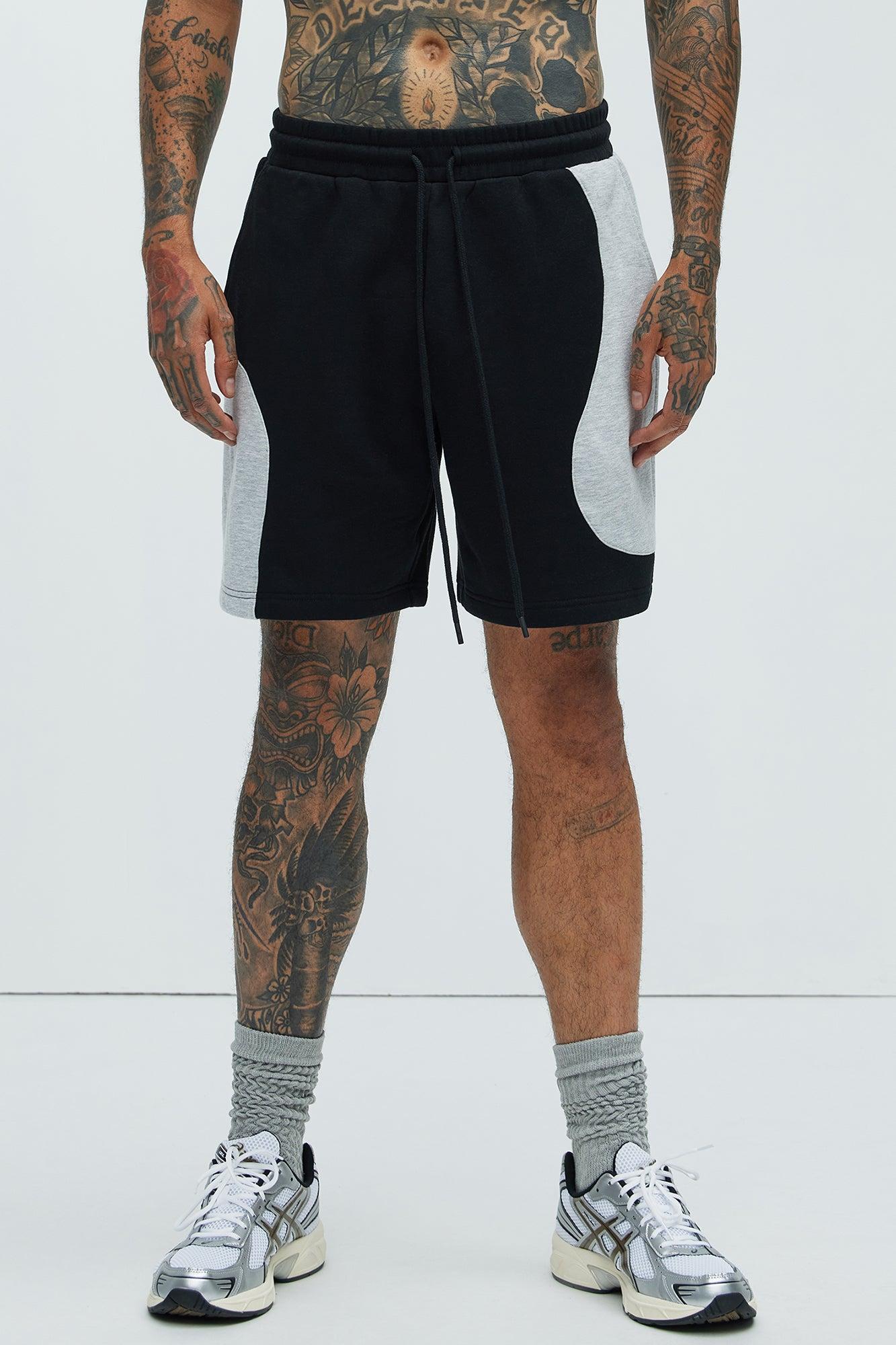 Tyson Opposite Forces Relaxed Shorts - Black/Grey Product Image