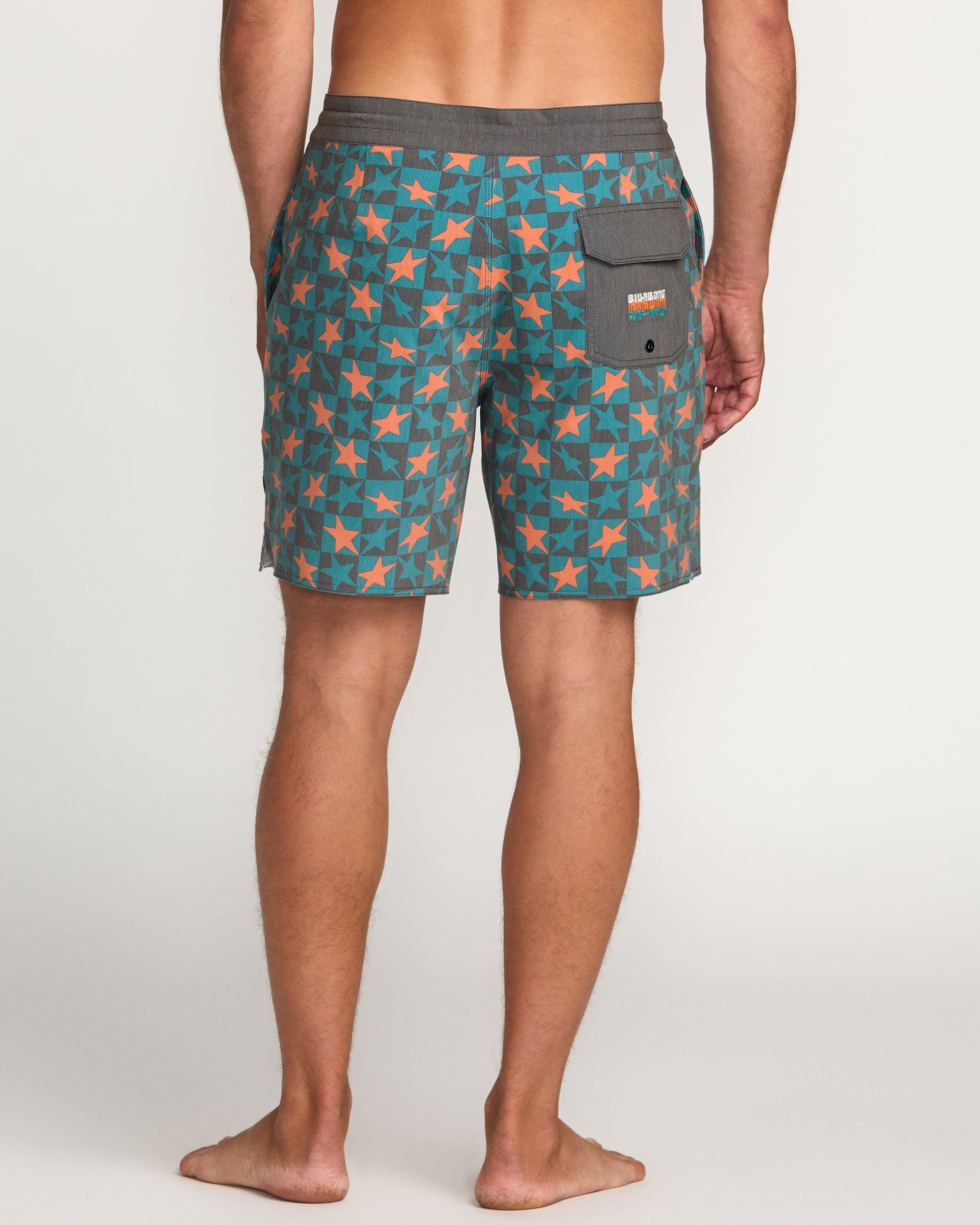 73 Lo Tide 18" Boardshorts - Mist Green Male Product Image