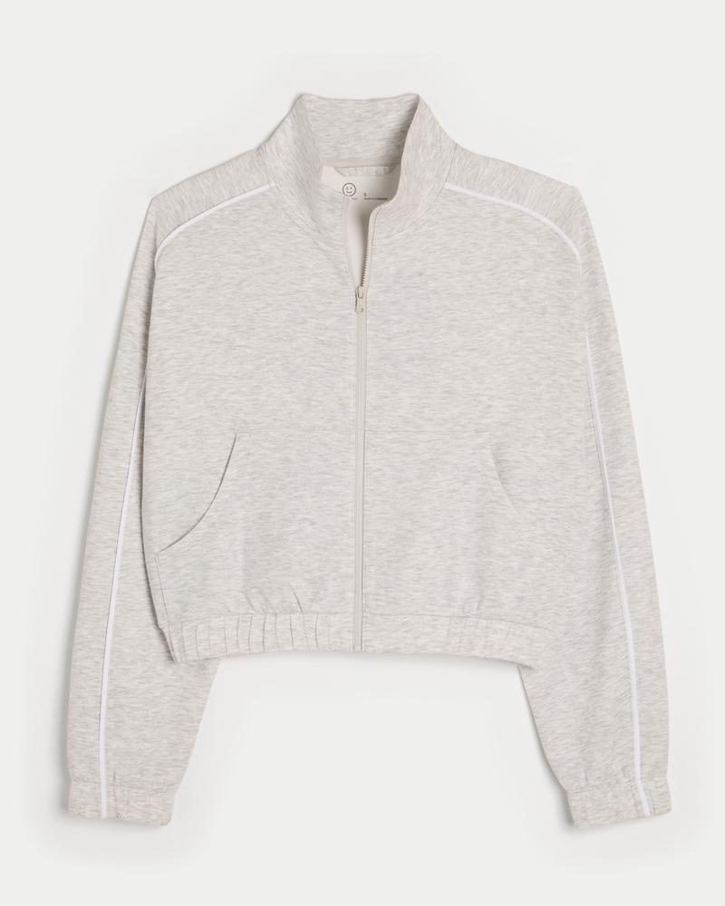 Gilly Hicks Active Cooldown Crop Track Jacket Product Image