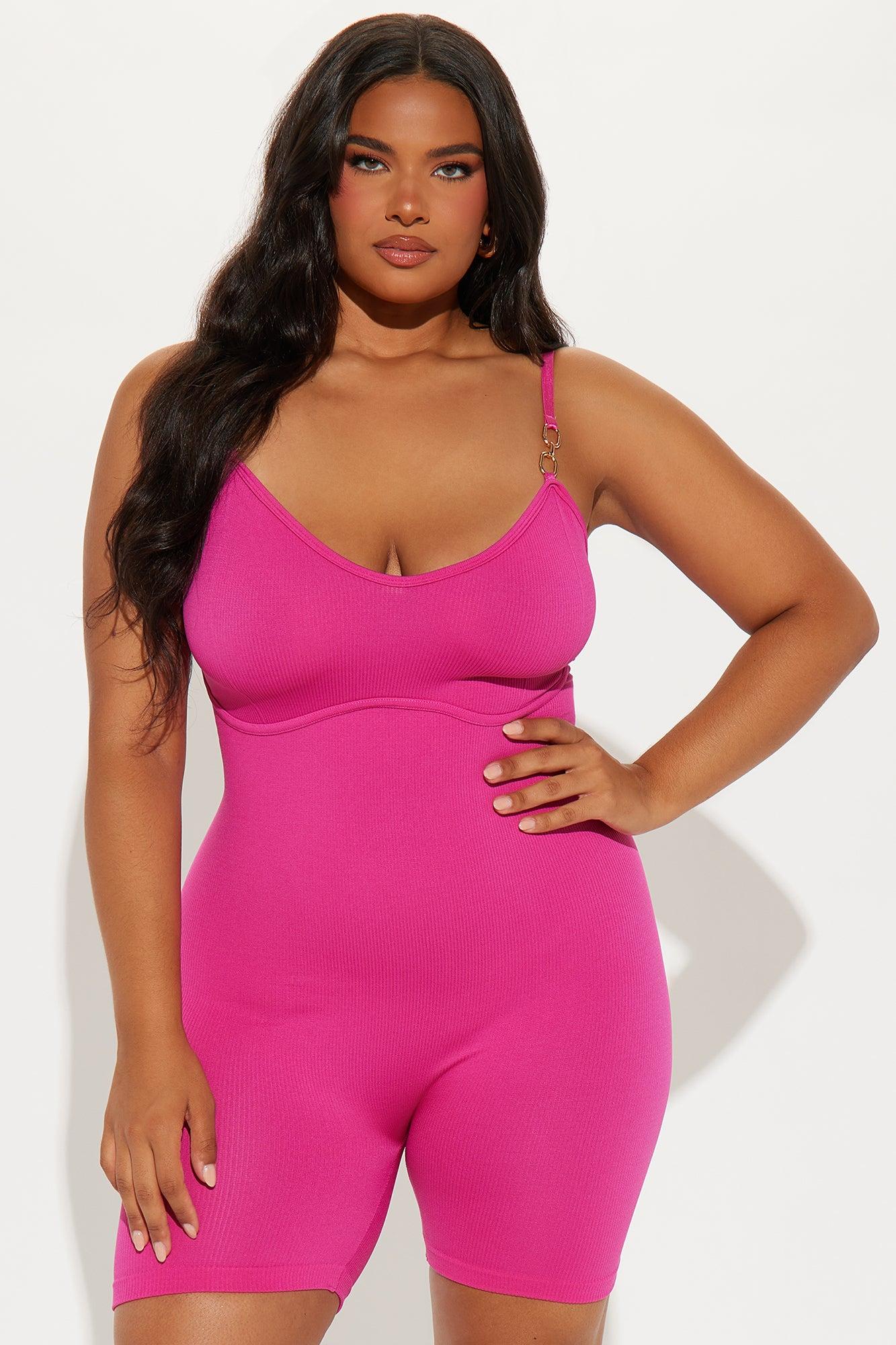 Melody Seamless Romper - Magenta Product Image