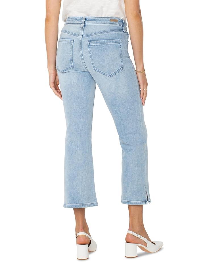 Hannah Crop Flare Jean 25.5in Inseam in White Product Image