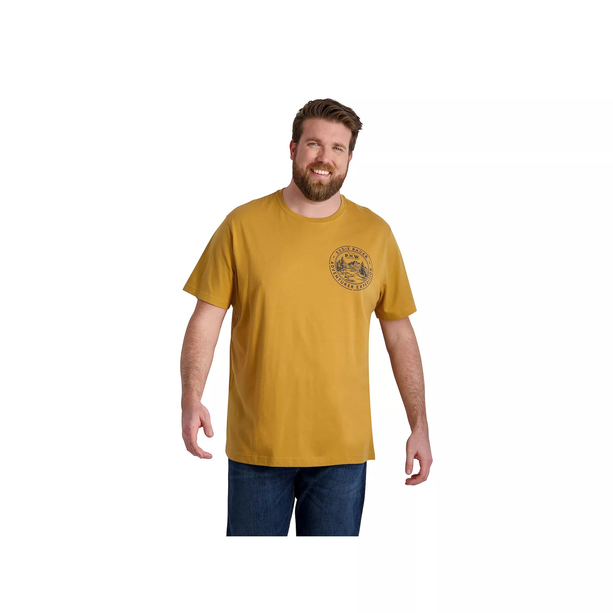 Big & Tall Eddie Bauer Graphic Tee, Men's,  Product Image