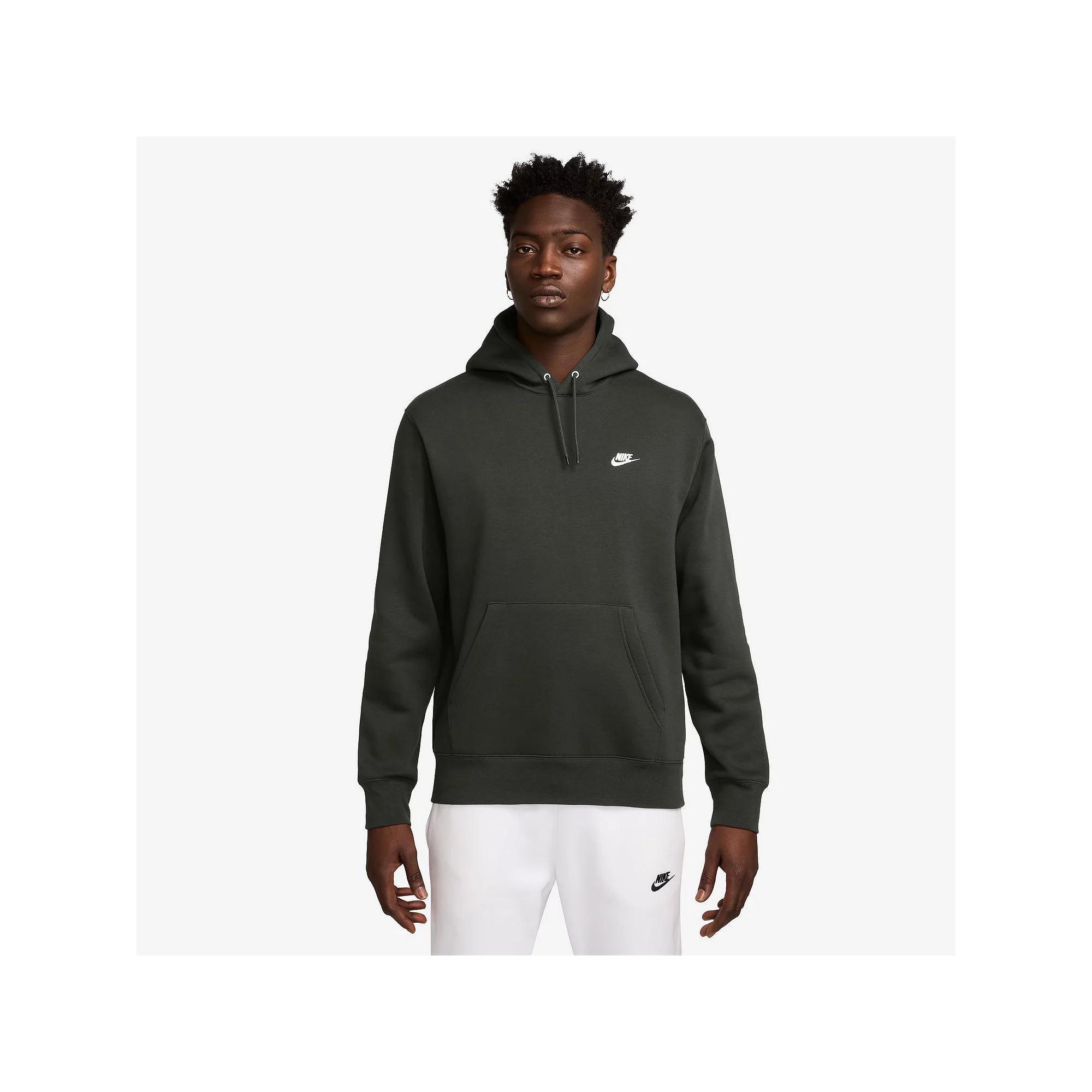 Big & Tall Nike Club Pull-Over Fleece Hoodie, Men's,  Product Image