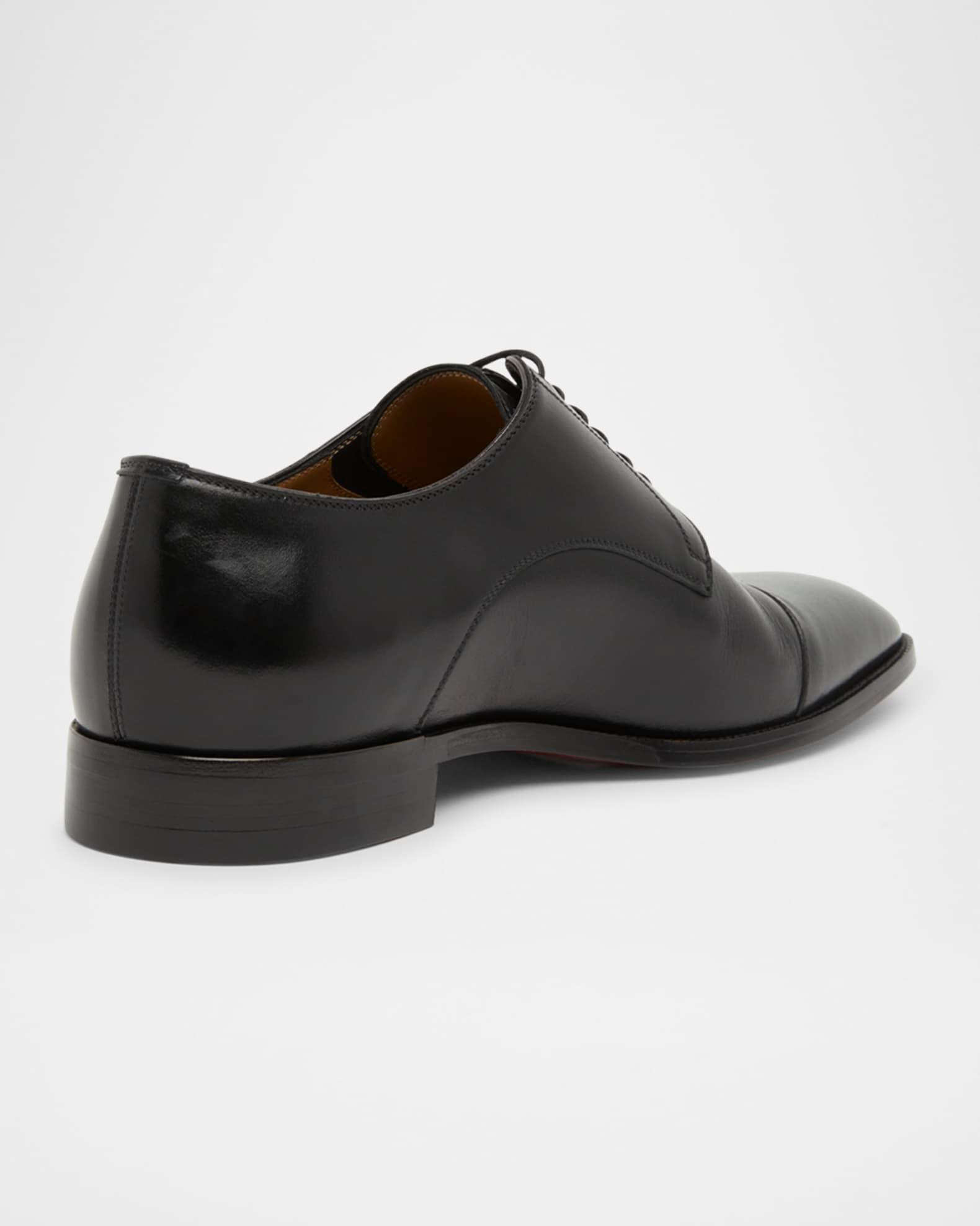 Men's Leather Red-Sole Derby Shoes Product Image