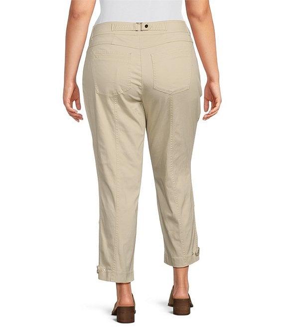 Democracy Plus Size #double;Ab#double;solution Stretch Utility High Rise Tapered Leg Pants Product Image