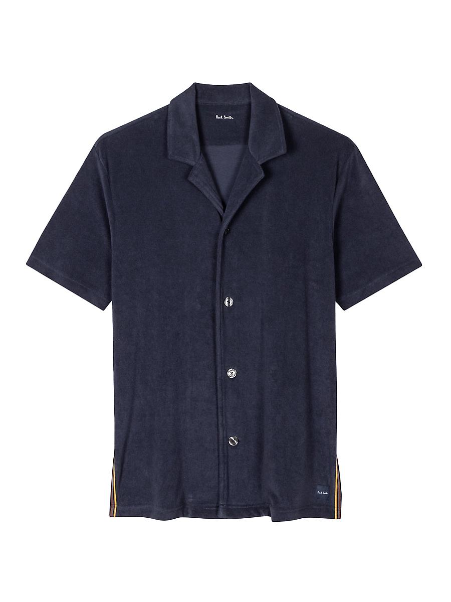 Mens Cotton-Blend Camp Shirt Product Image