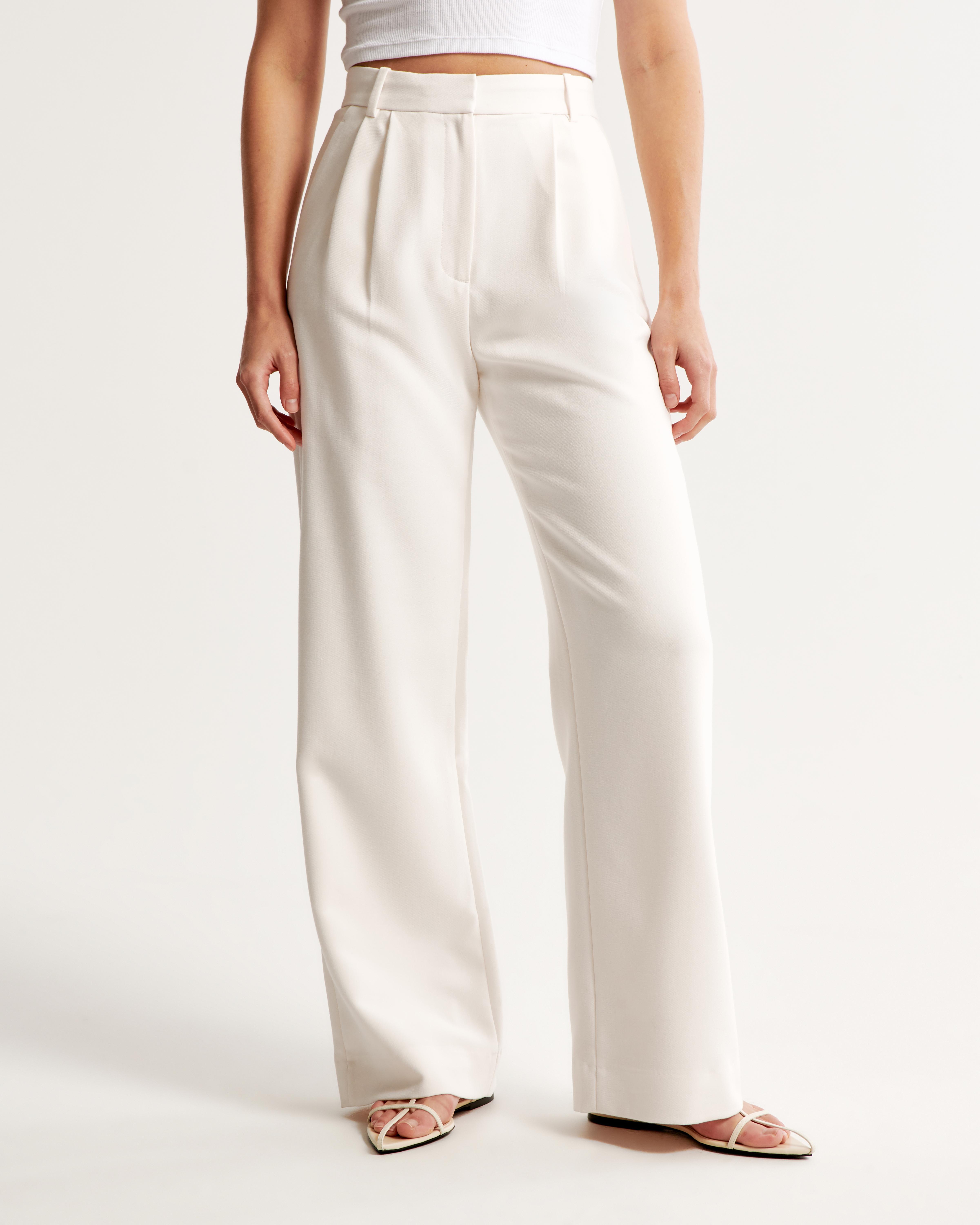 A&F Sloane Tailored Wide Leg Pant Product Image