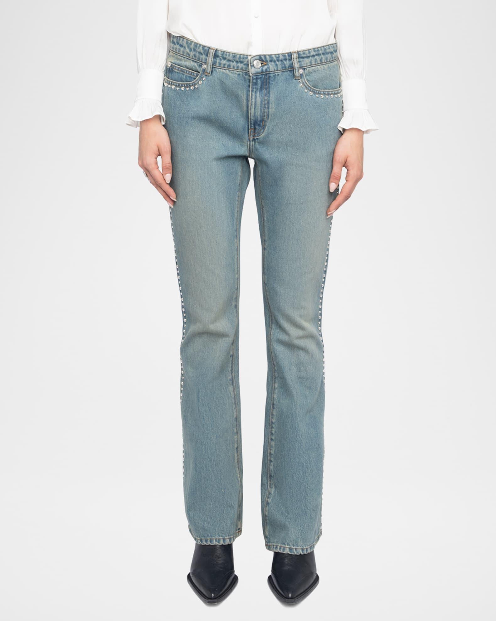 Eclip Studded Bootcut Jeans Product Image