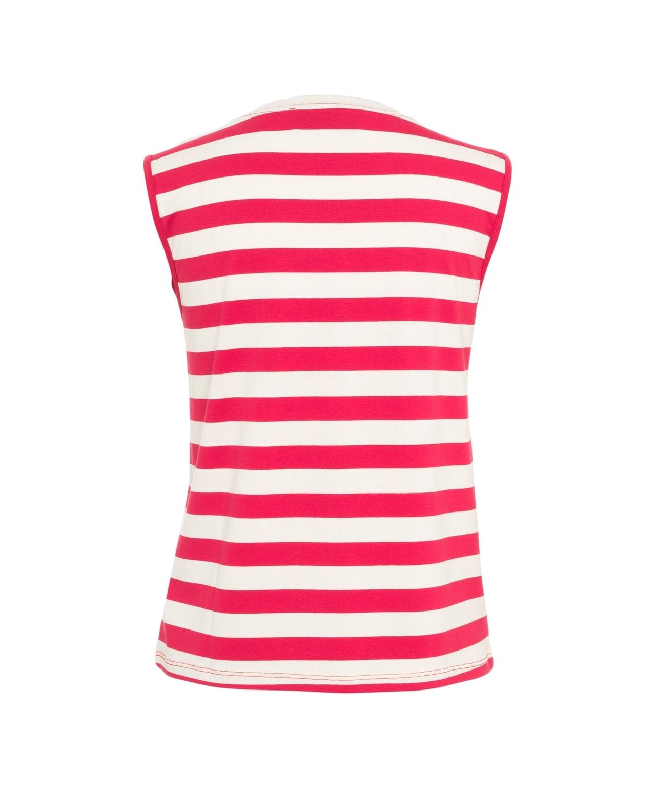 Striped viscose top Product Image