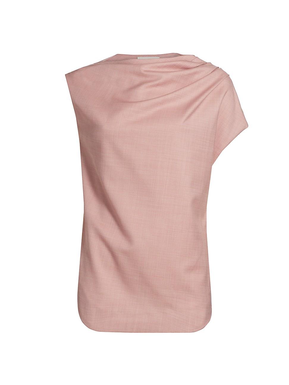 Womens Lyra Draped Sleeveless Blouse Product Image