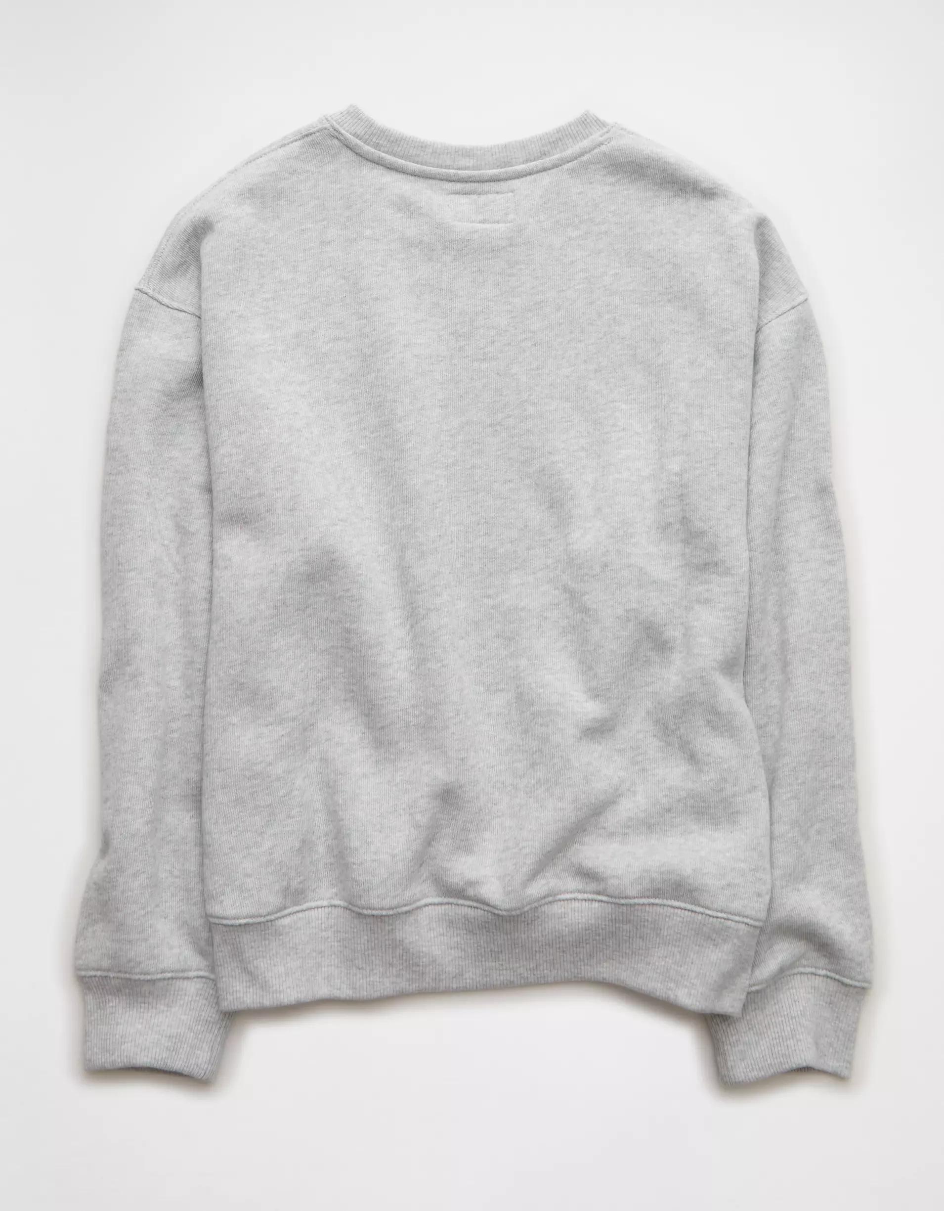 AE NFL Detroit Lions Graphic Relaxed Fit Sweatshirt Product Image