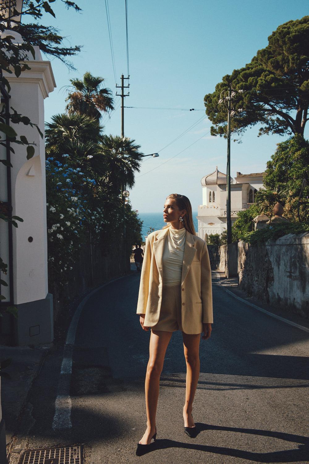 Nada Blazer Butter Product Image