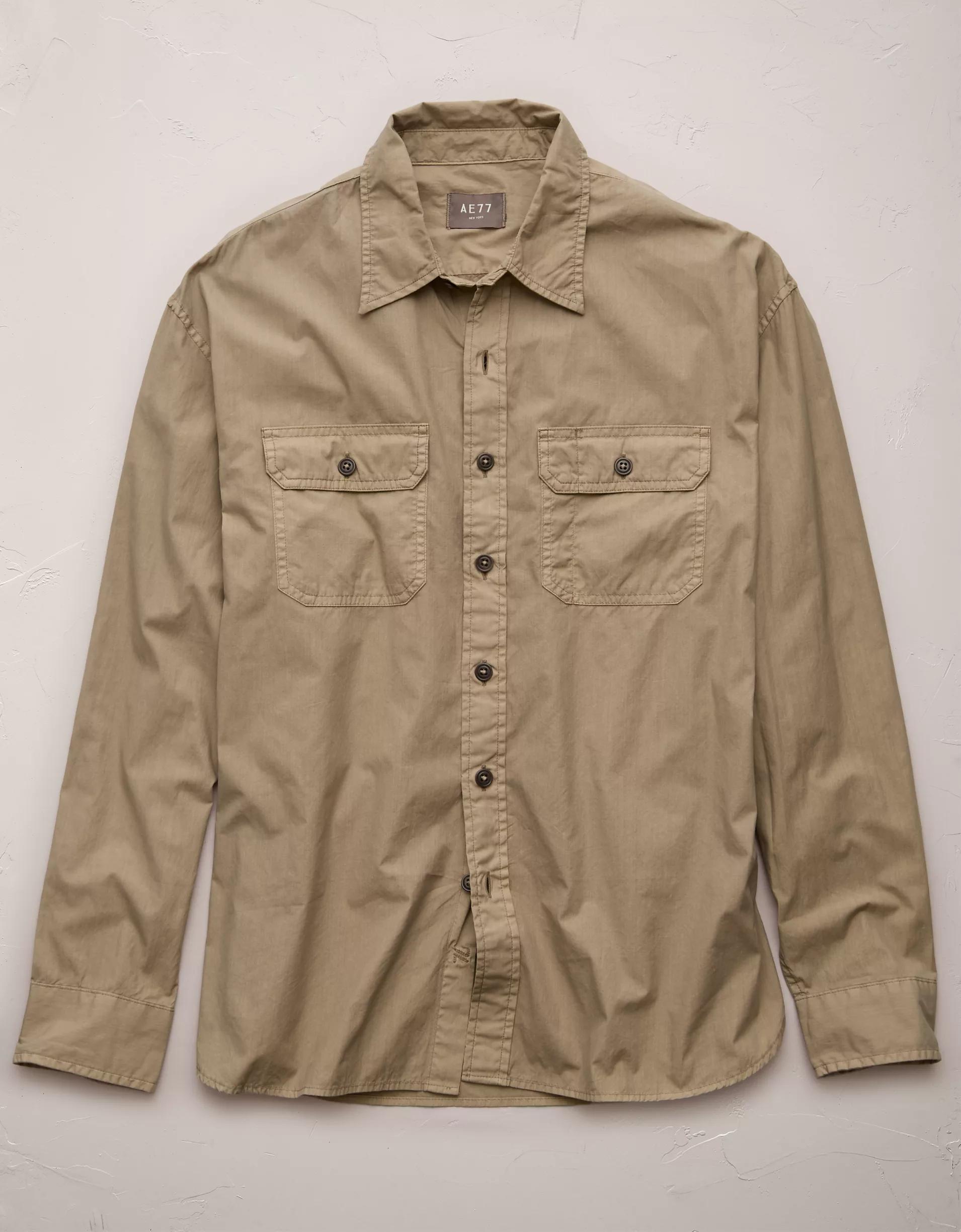 AE77 Premium Poplin Workshirt Product Image