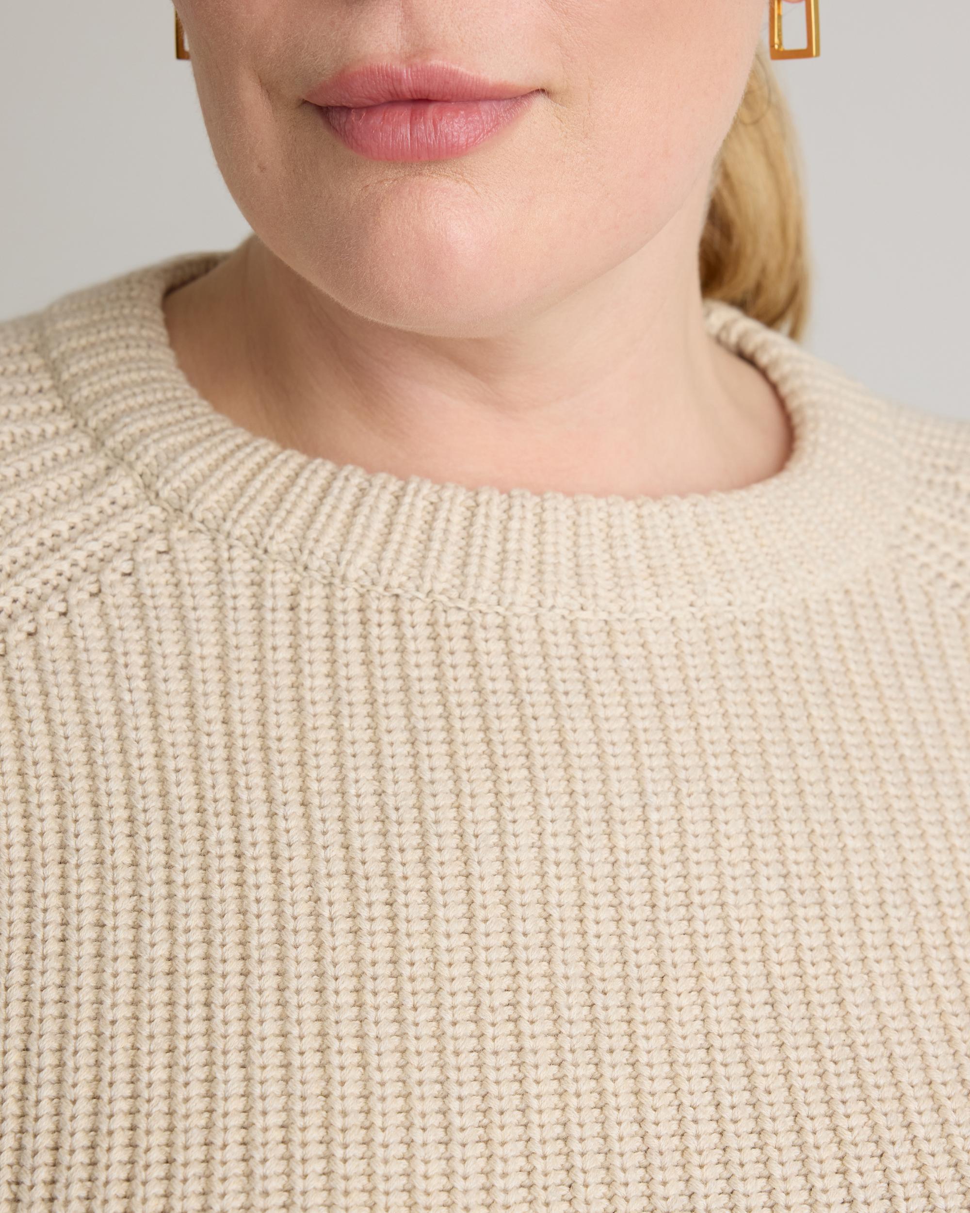 Quince | Women's Fisherman Crew Sweater Organic Cotton Product Image