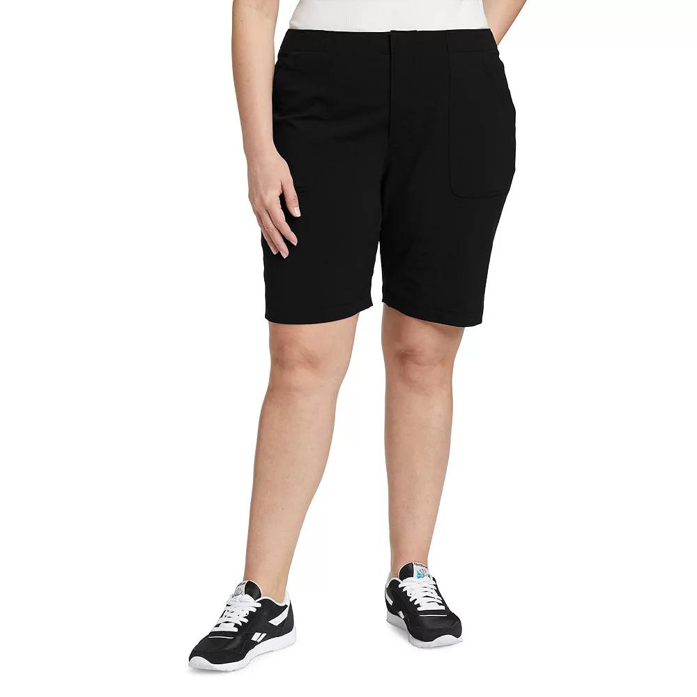 Plus Size Eddie Bauer Horizon Bermuda Shorts, Women's, Size: 20 W, Black Product Image