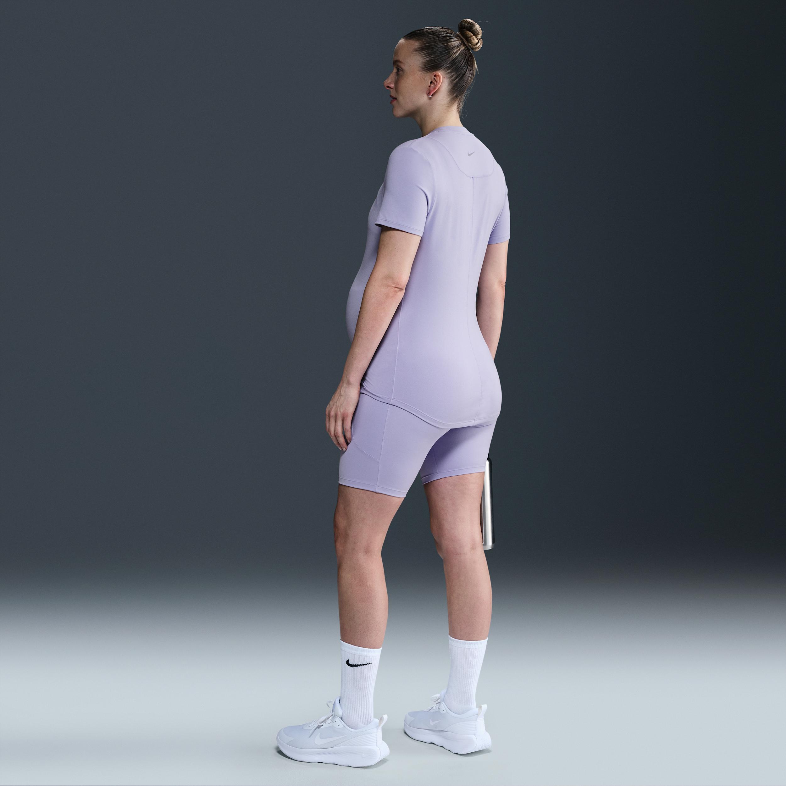 Nike Womens (M) One Dri-FIT Slim-Fit Short-Sleeve Top (Maternity) | FN5001-533 Product Image