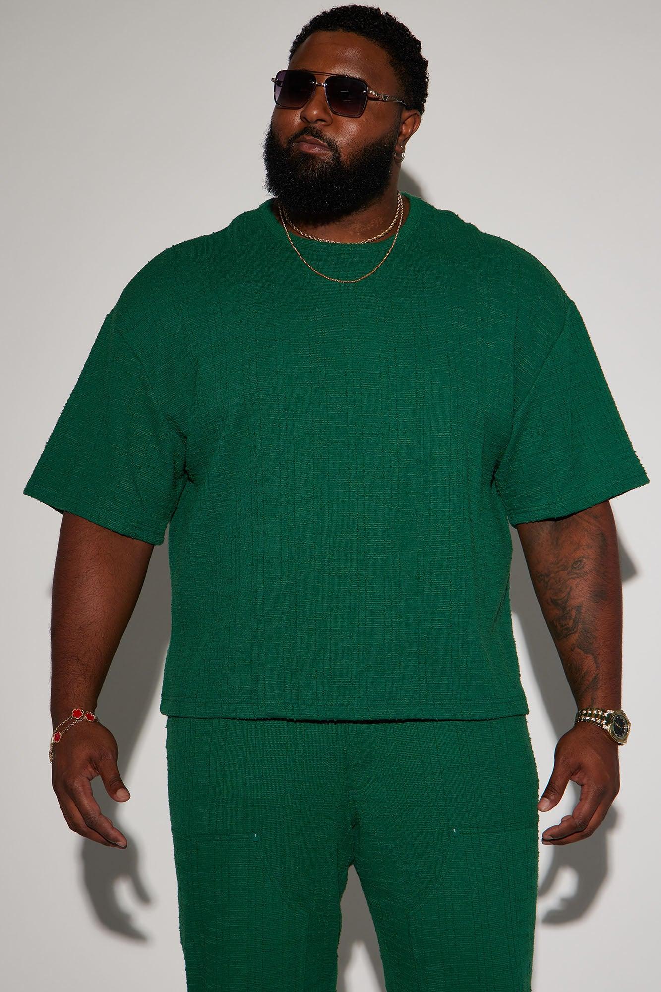 Jordan Textured Short Sleeve Tee - Green Product Image