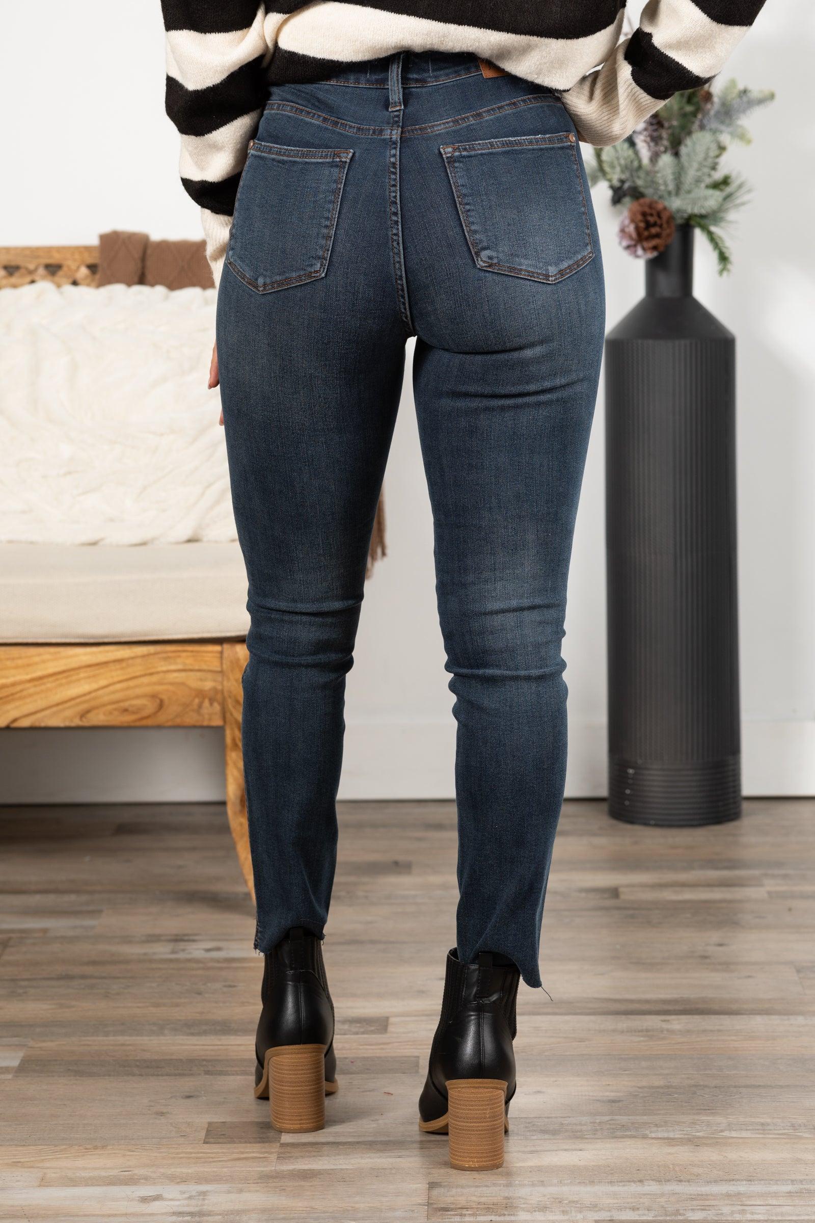 Judy Blue Tummy Control Step Hem Skinny Jean Product Image