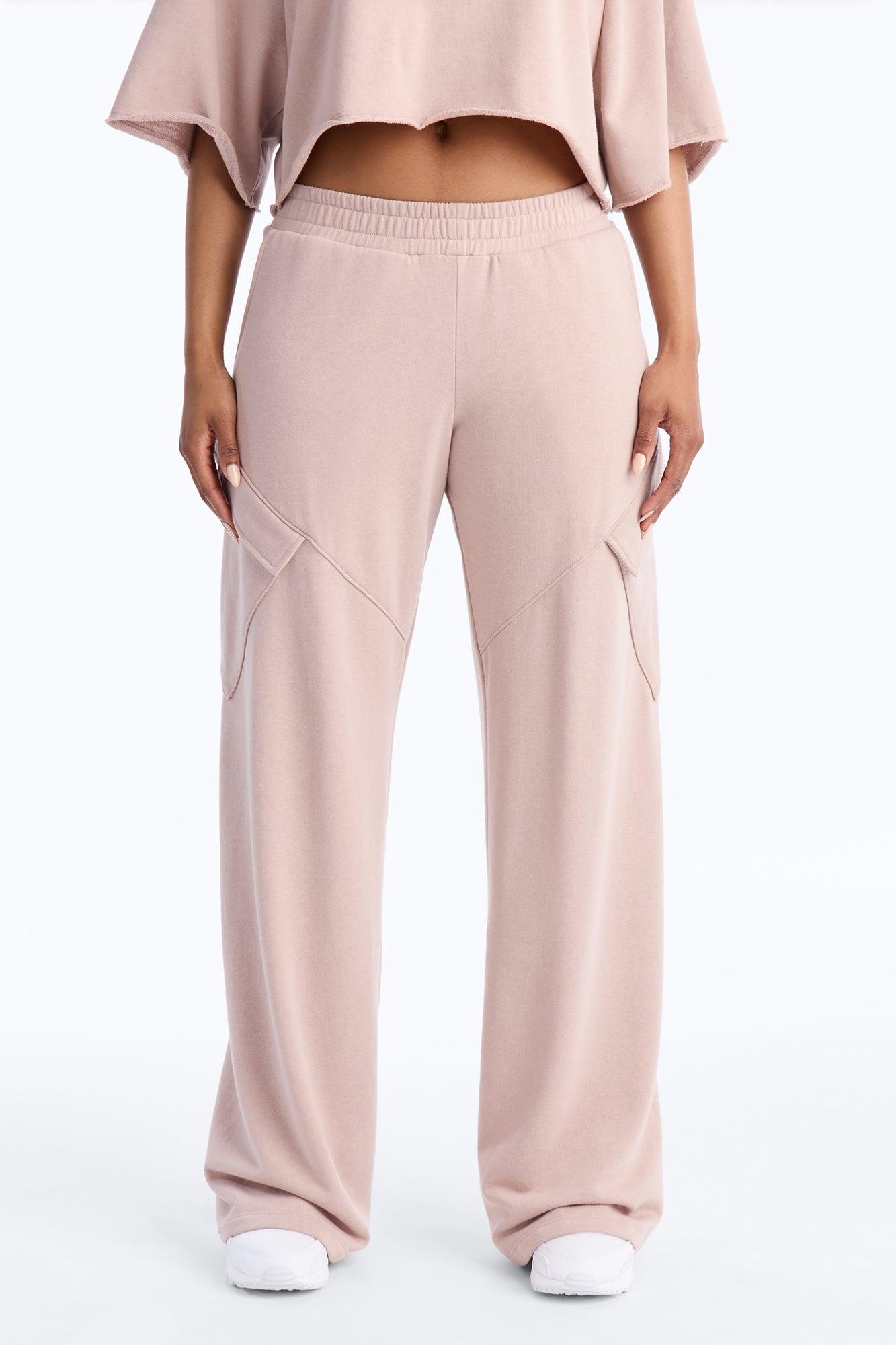 Easy Days French Terry Lounge Pant - Taupe Female Product Image