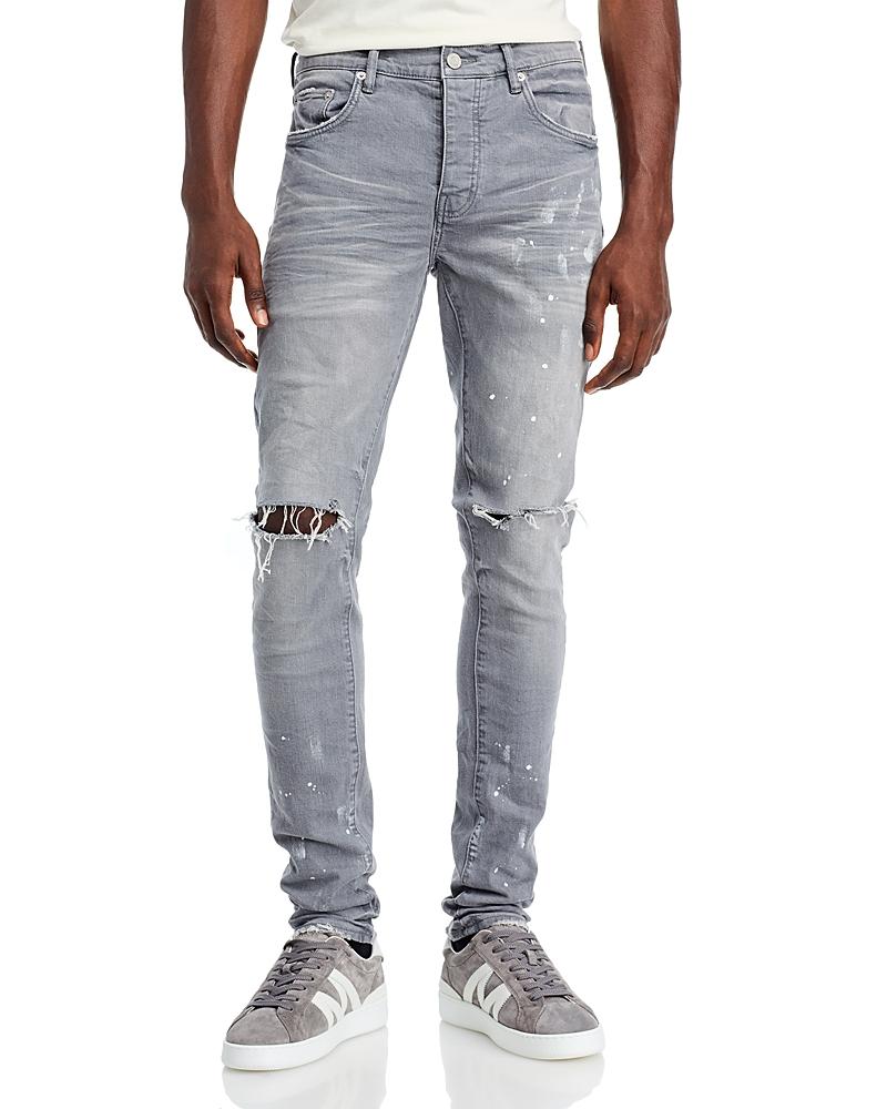 Mens P001 Worn Stretch Skinny Jeans Product Image