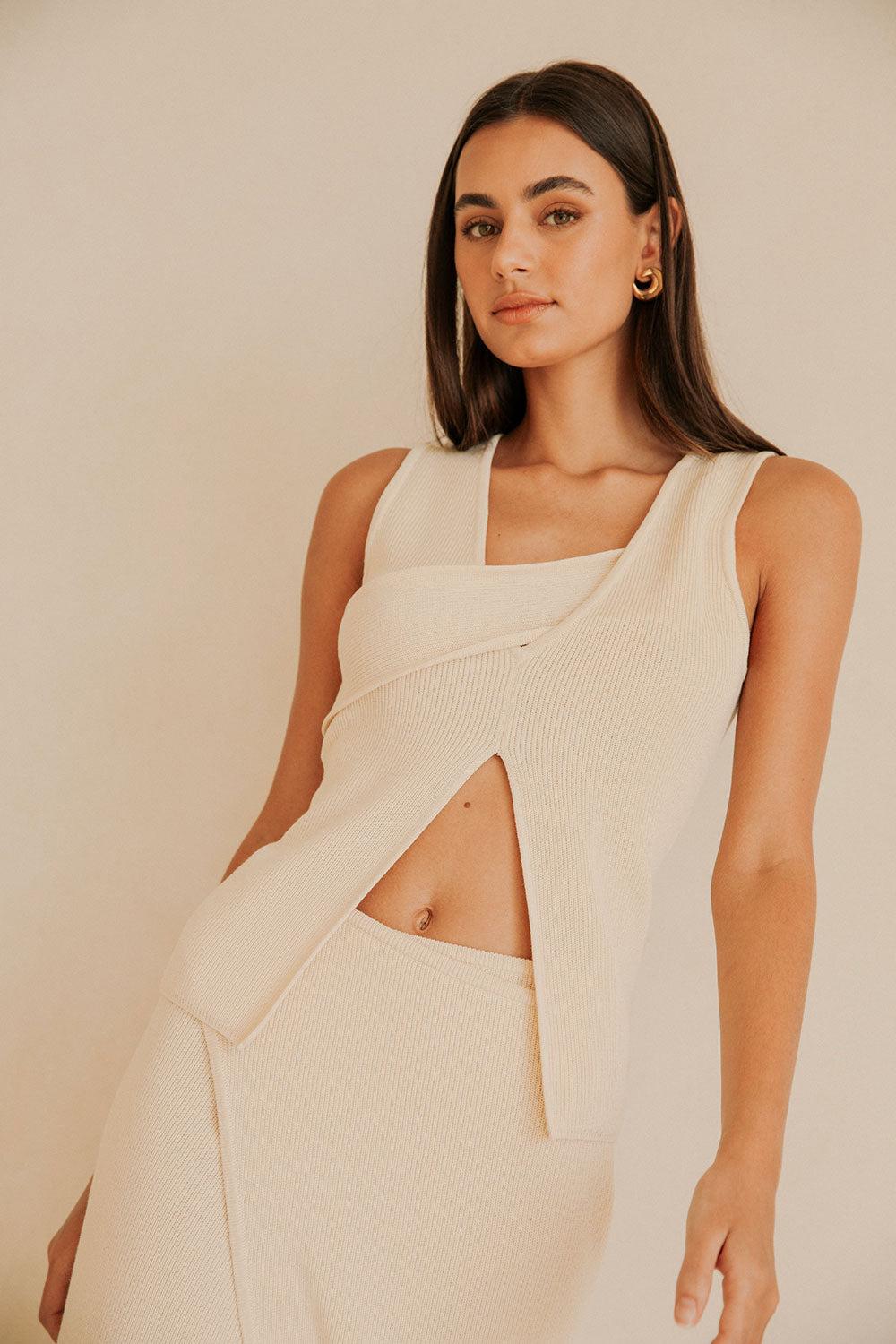 Bridget Top - Cream Product Image