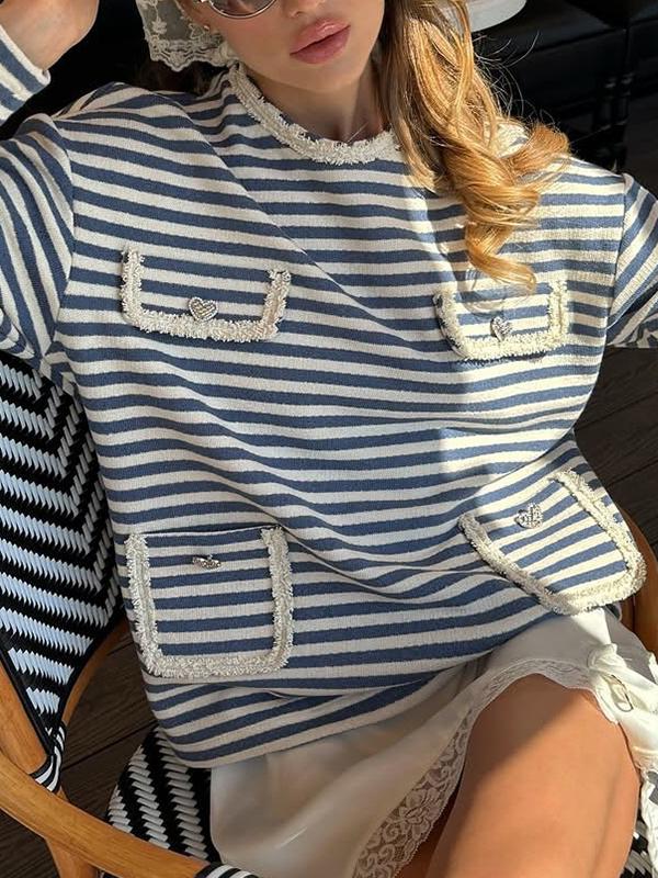 Nizi Patchwork T-Shirt Long Sleeve Product Image