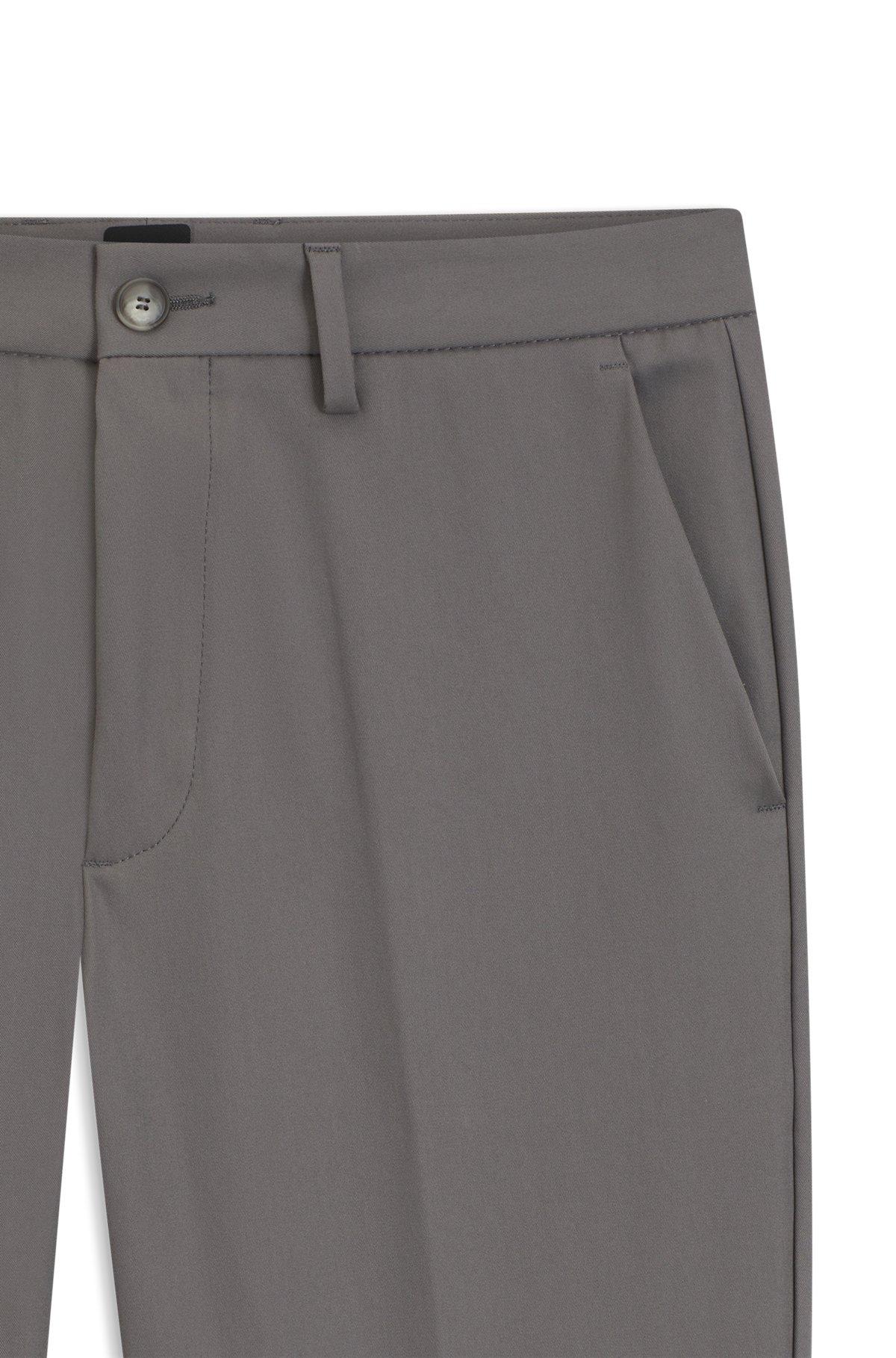 Slim-fit pants in cotton-blend twill Product Image