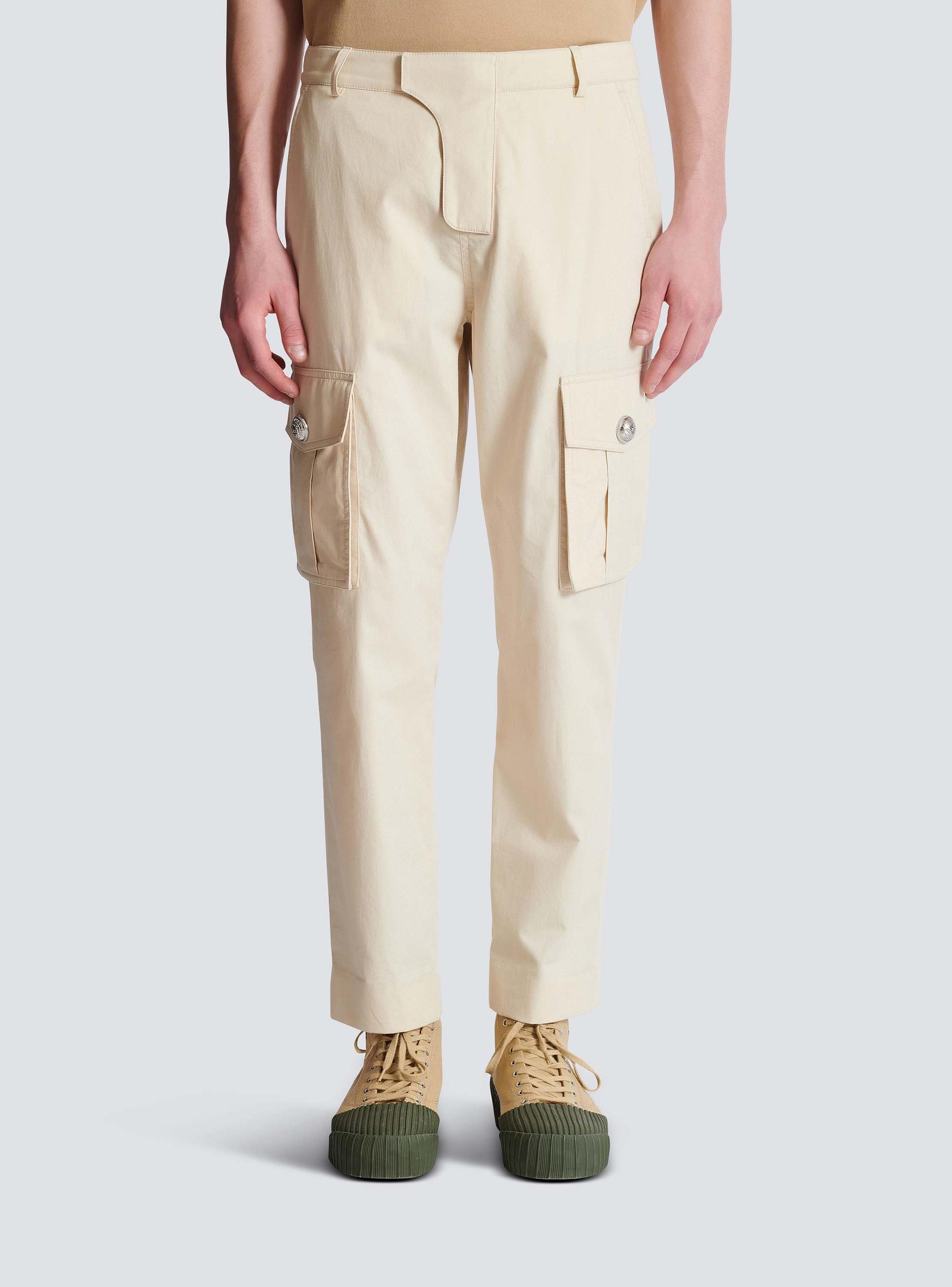 Cotton cargo trousers Product Image
