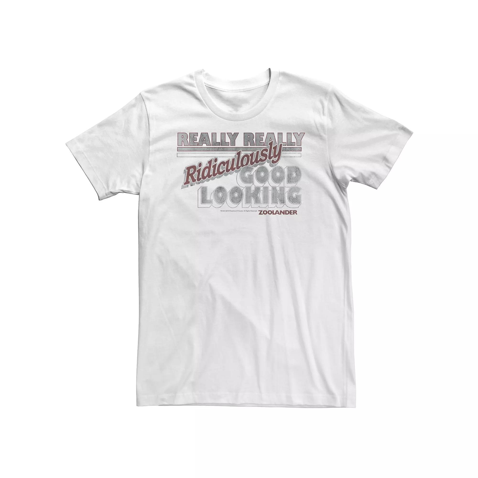 Big & Tall Zoolander Really Ridiculously Good Looking Title Logo Tee, Men's,  Product Image
