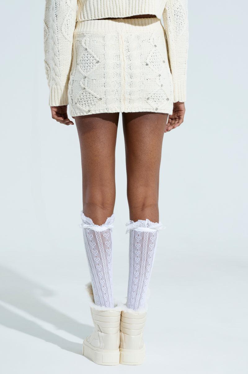 SNOW BUNNY MINI SKIRT Product Image
