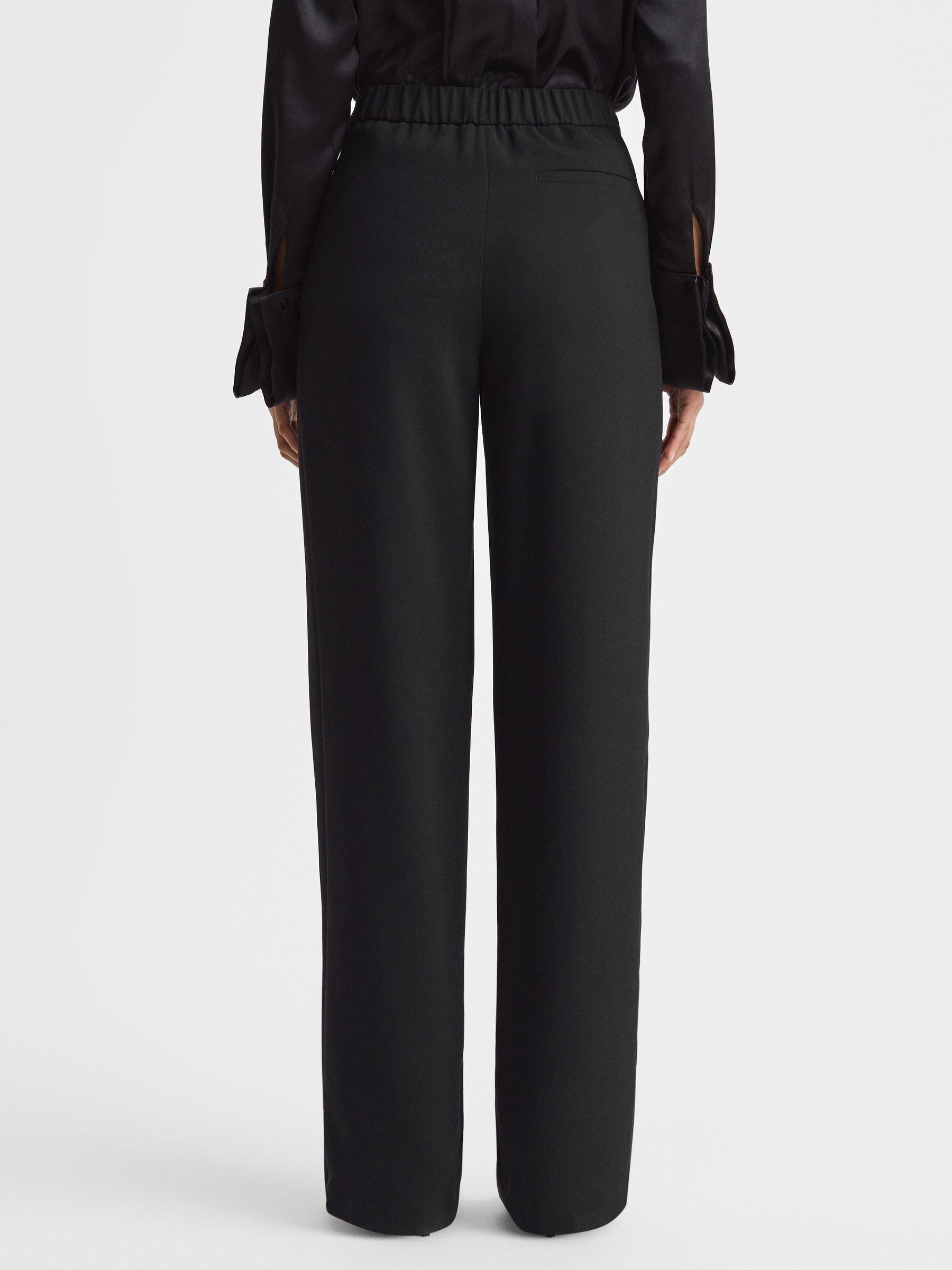 Pull On Trousers in Black Product Image