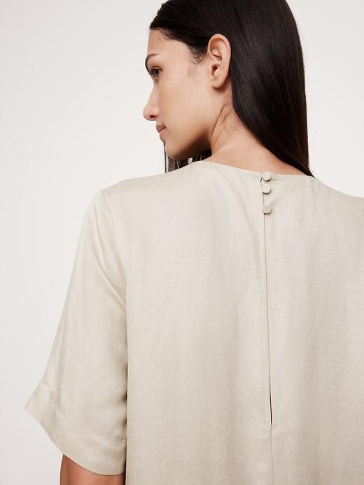 Viscose-Linen Wide-Leg Jumpsuit Product Image