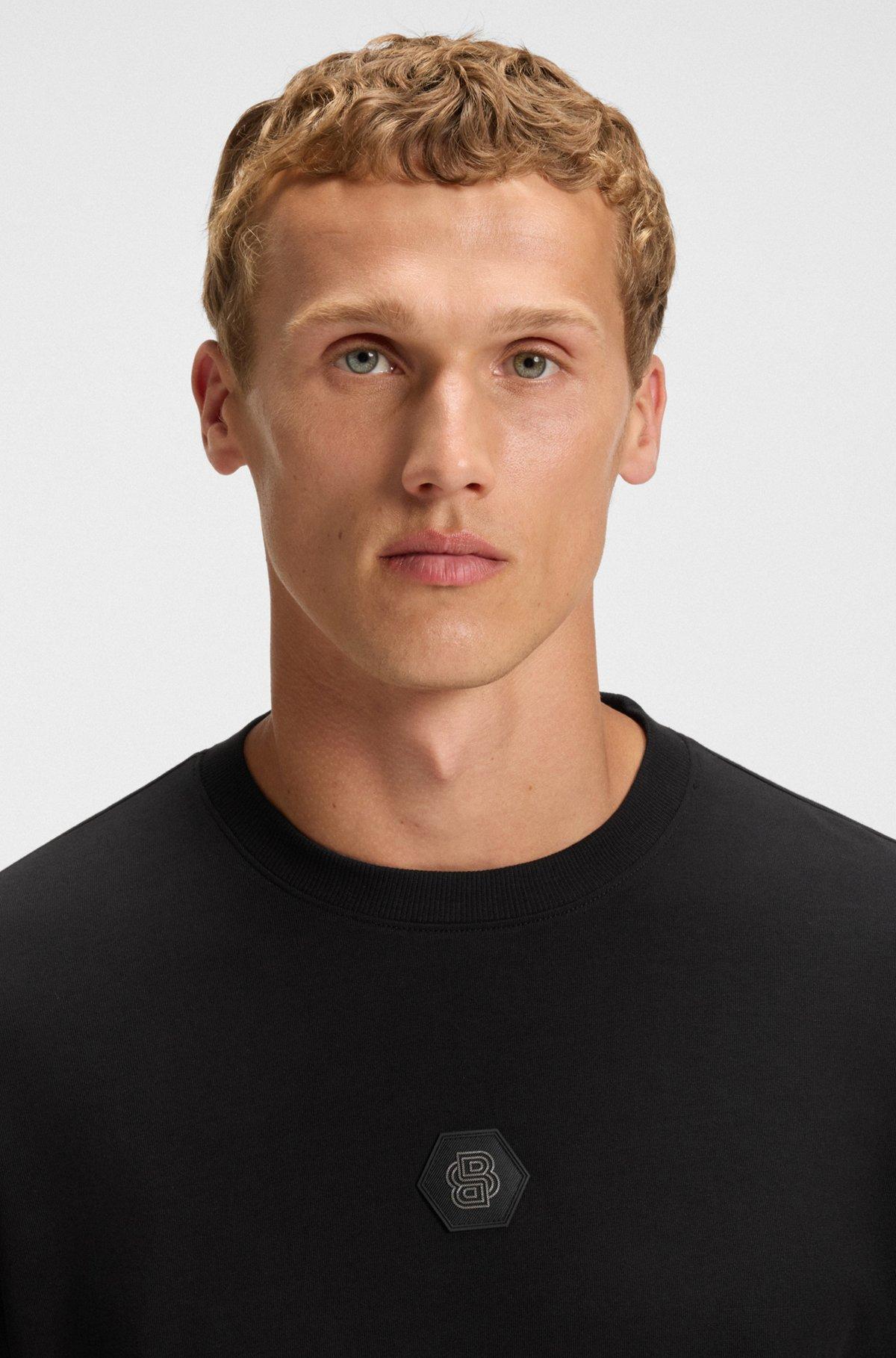 Cotton-jersey T-shirt with Double B monogram Product Image