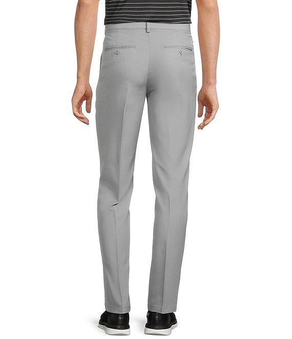 Roundtree & Yorke Performance Andrew Straight Fit Flat Front Pants Product Image