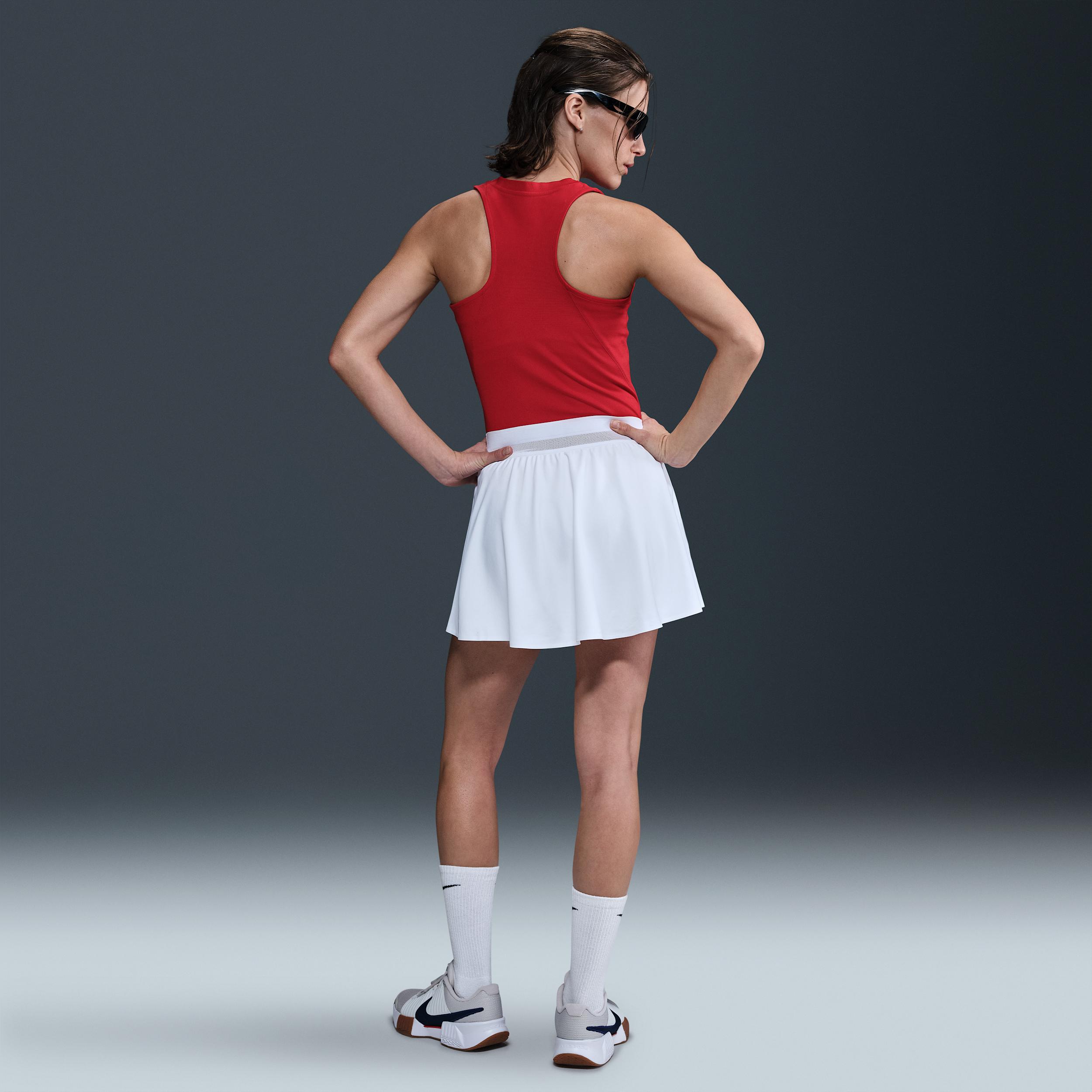 Nike Womens Court Slam Ace Dri-FIT Tennis Skirt | FZ6777-100 Product Image