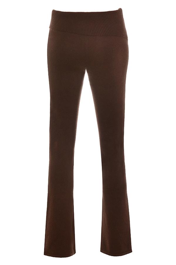 Ama  chocolate cashmere blend trousers - sale Product Image