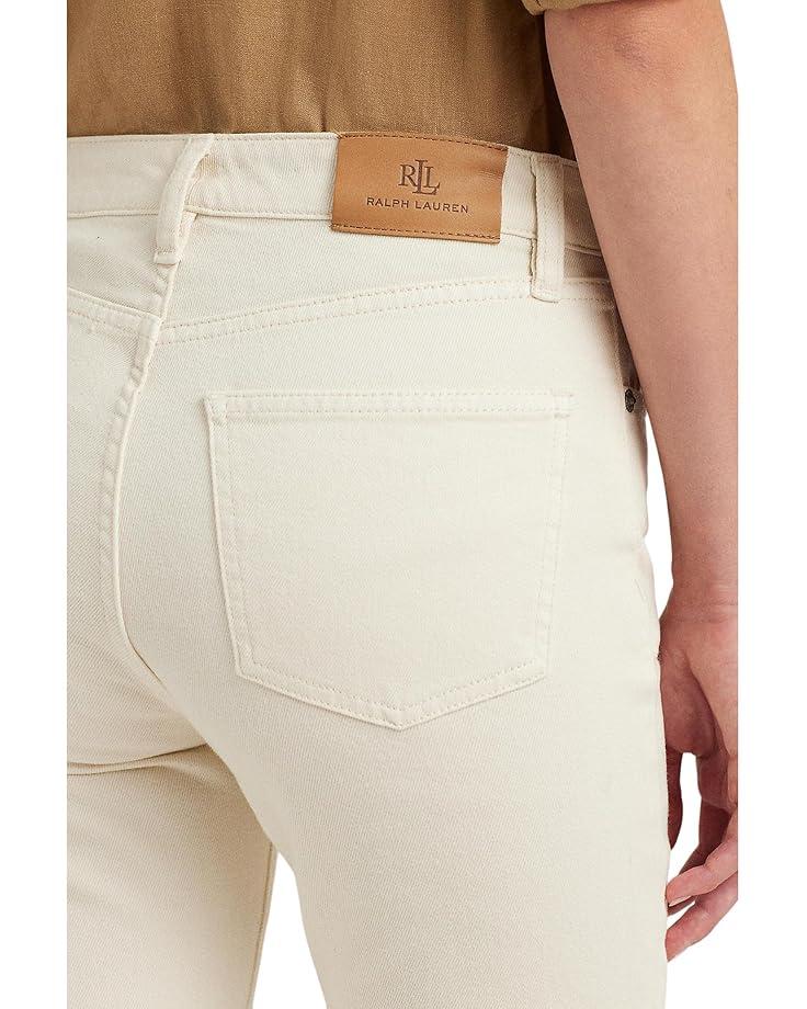 Mid-Rise Straight Ankle Jeans Product Image