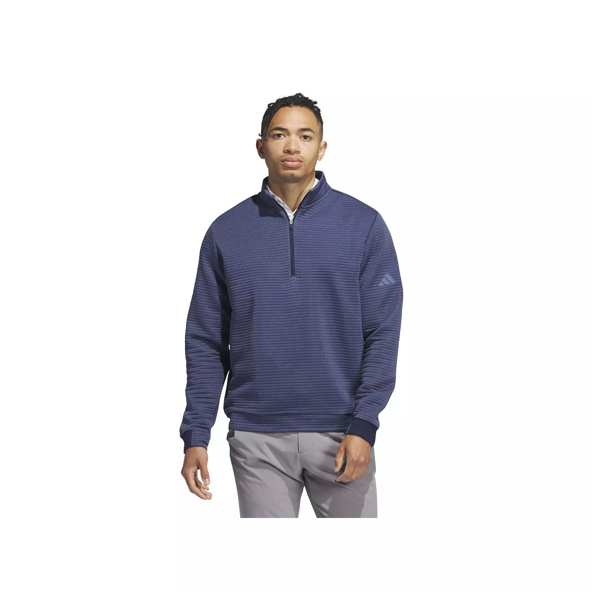 Men's adidas Ultimate365 Water-Resistant 1/4-Zip Pullover Jacket,  Product Image