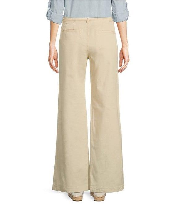 Lauren Ralph Lauren High Rise Wide Leg Pants Product Image
