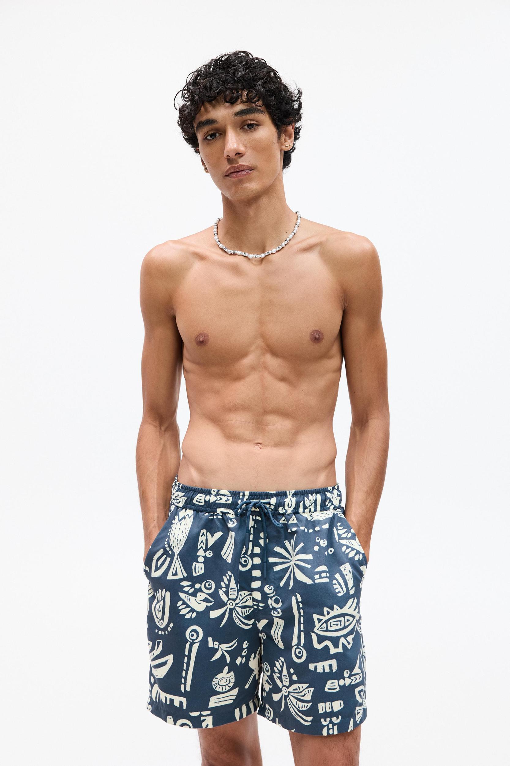 Animal print board shorts Product Image
