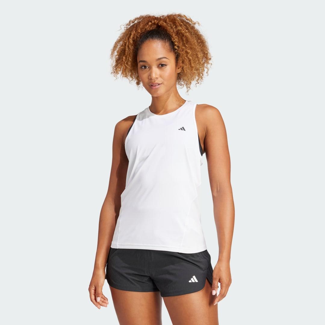 adidas Designed for Training Tank Top Black S Womens Product Image
