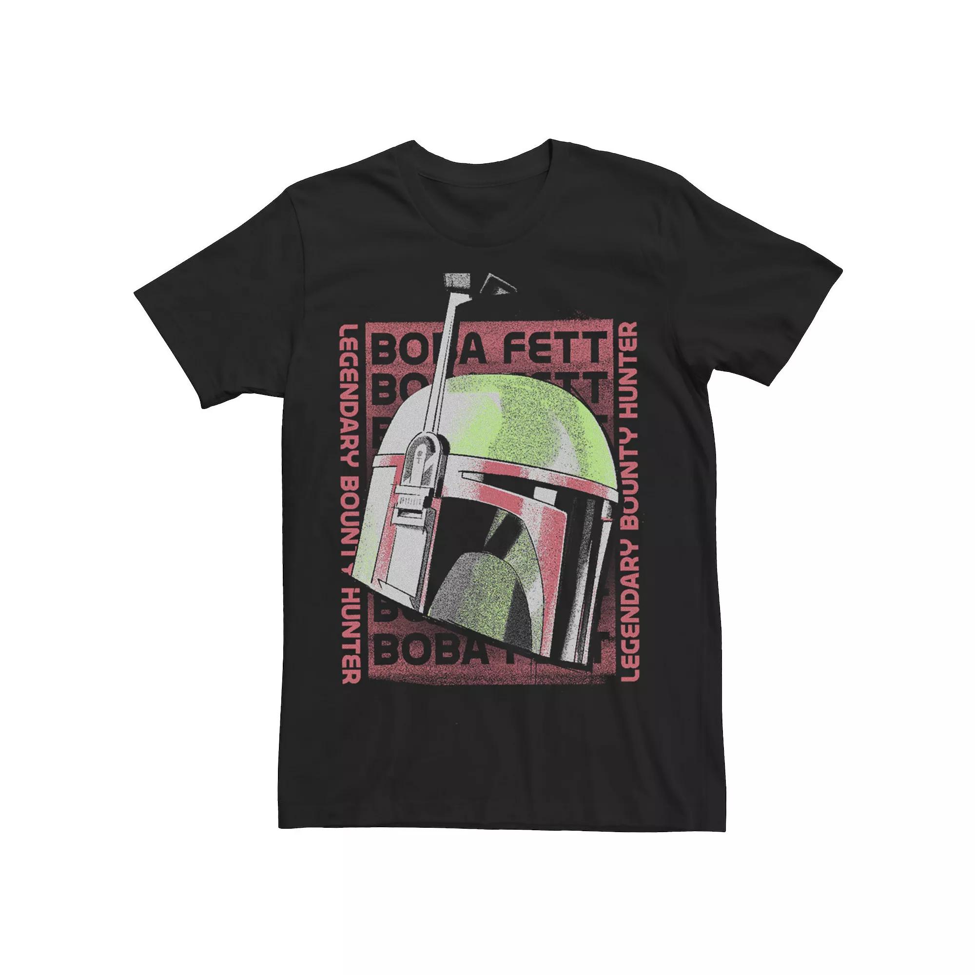 Men's Star Wars Boba Fett Legendary Bounty Hunter Head Shot Tee, Boy's,  Product Image