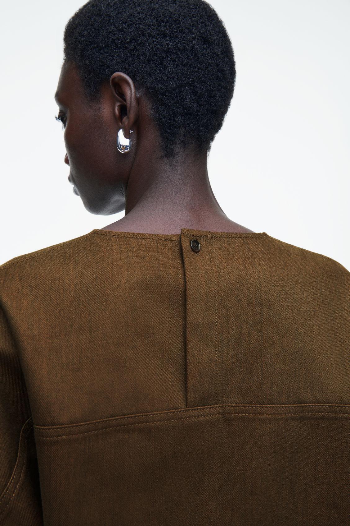 OVERSIZED DENIM TOP Product Image