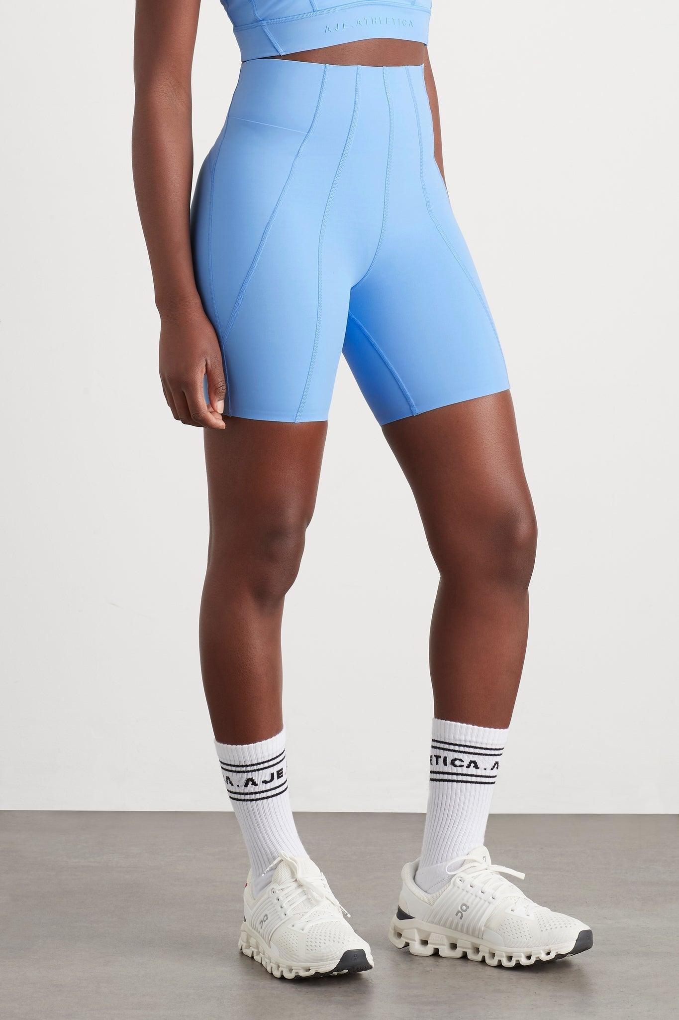 High Rise Mid Length Bike Short 615 Product Image