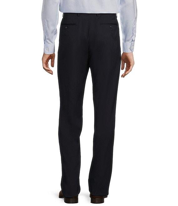 Hart Schaffner Marx Chicago Classic Fit Reverse Pleated Solid Dress Pants Product Image
