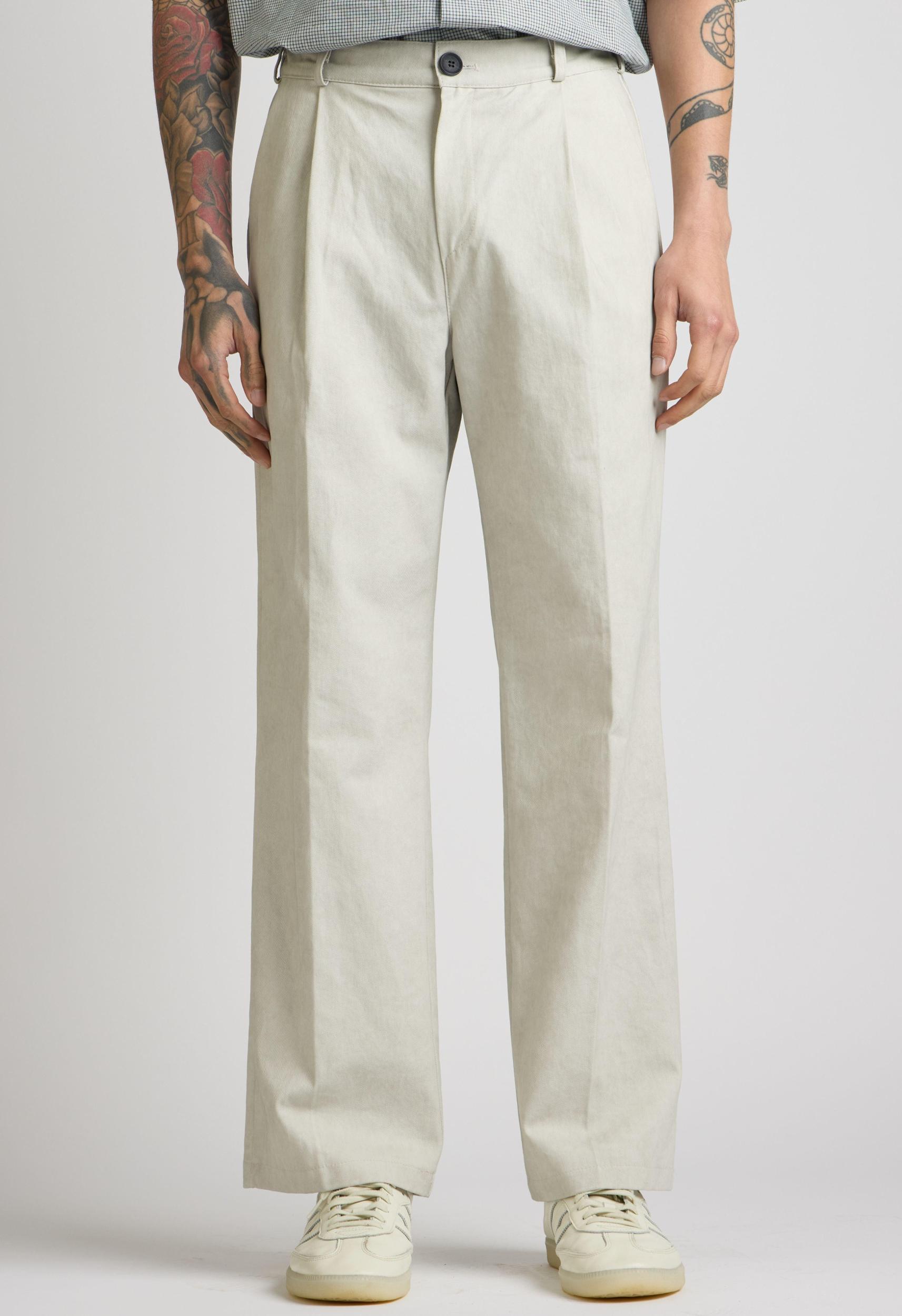 Archie Trouser in Light Grey Product Image