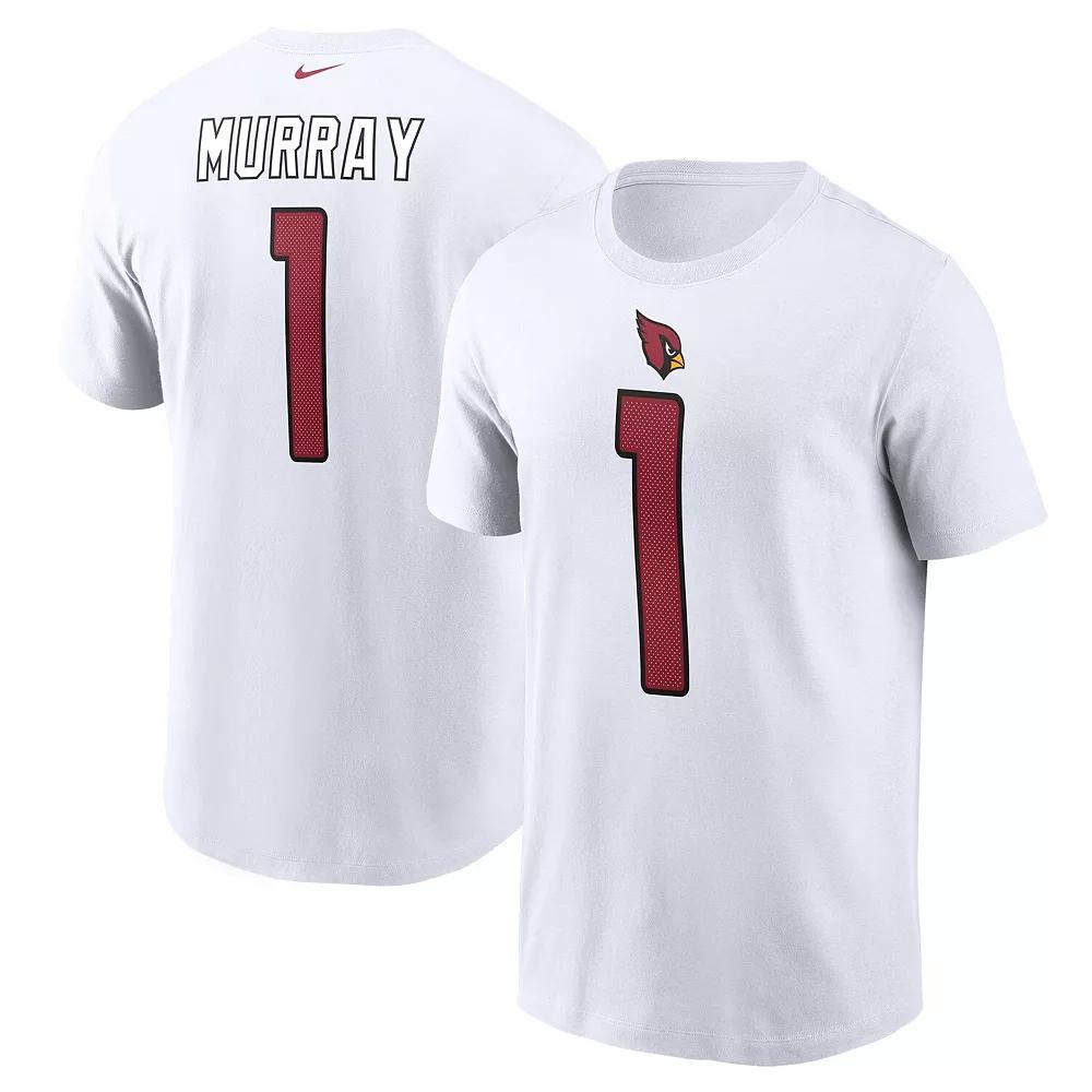 Men's Nike Kyler Murray White Arizona Cardinals Name & Number T-Shirt, Size: Medium Product Image