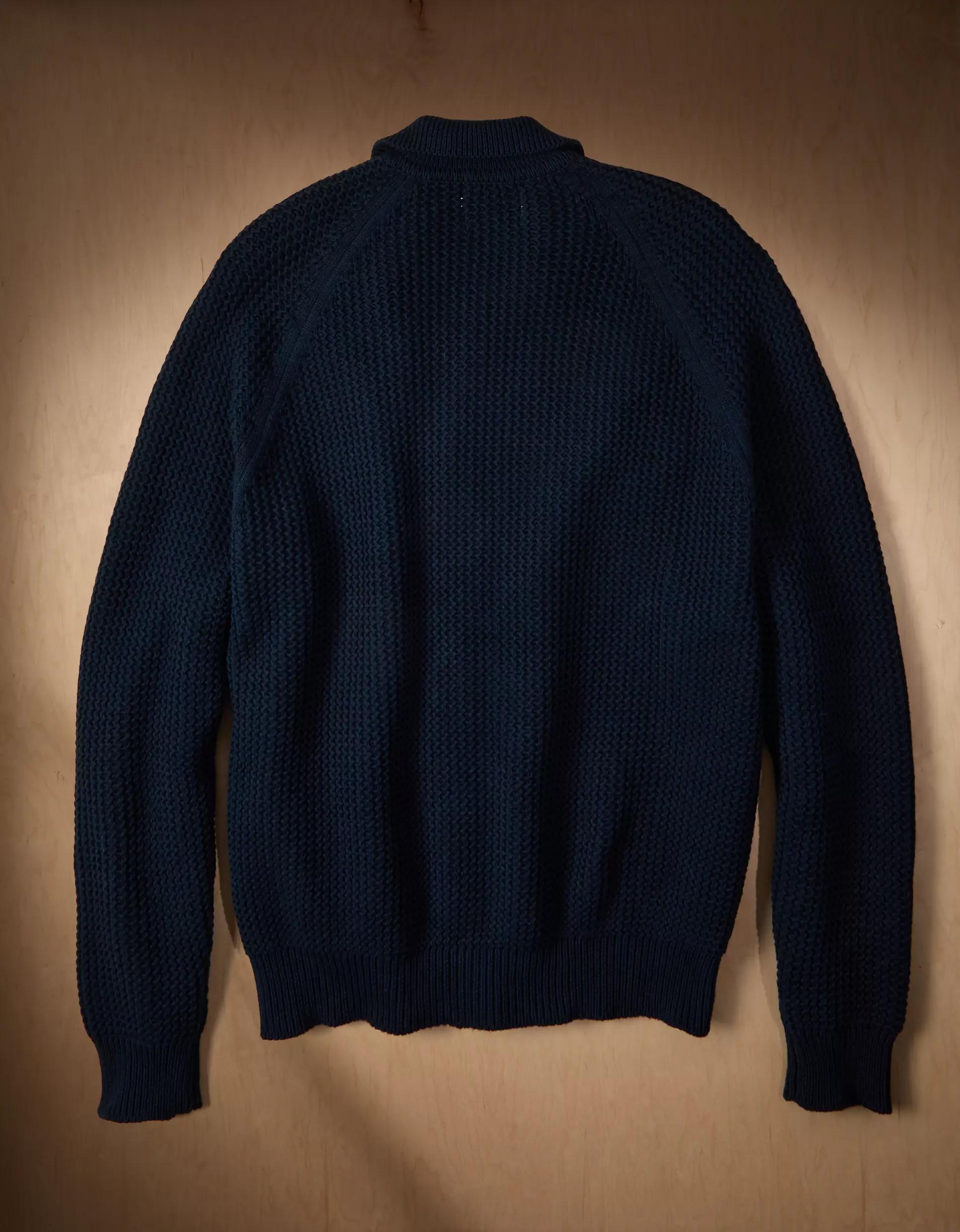 AE x Tru Kolors Cotton Button-Front Cardigan Product Image