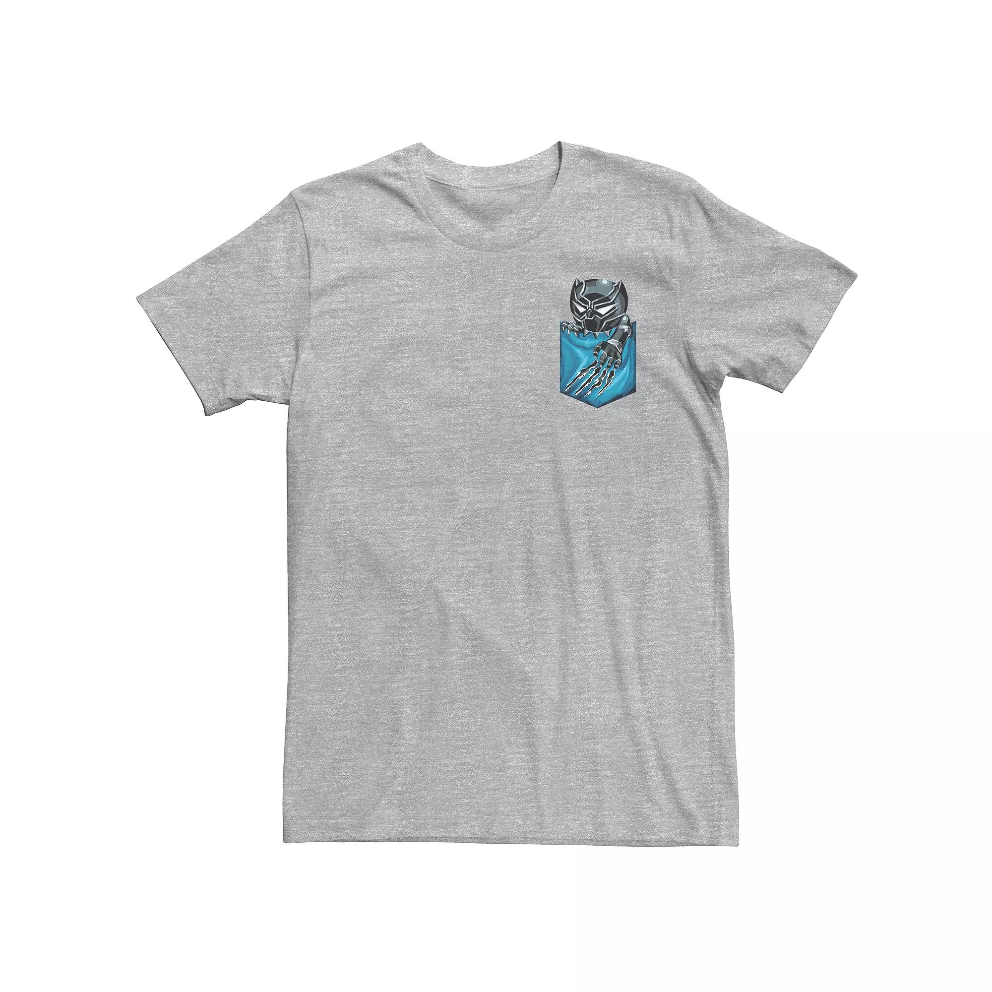 Men's Black Panther Pocket Tee,  Product Image