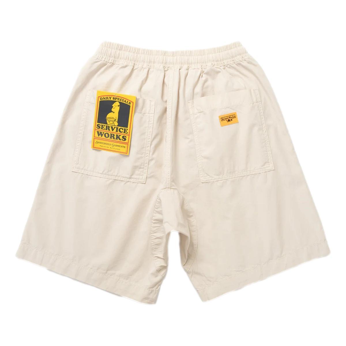 Poplin Chef Shorts White Oak Product Image